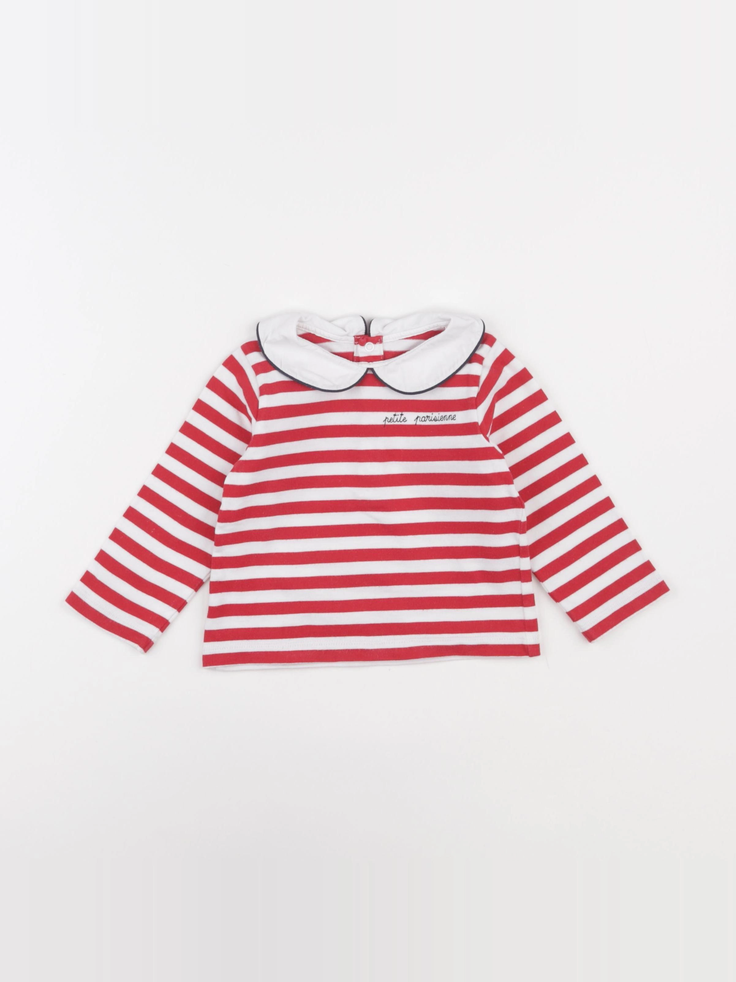 Jacadi - tee-shirt rouge - 18 mois