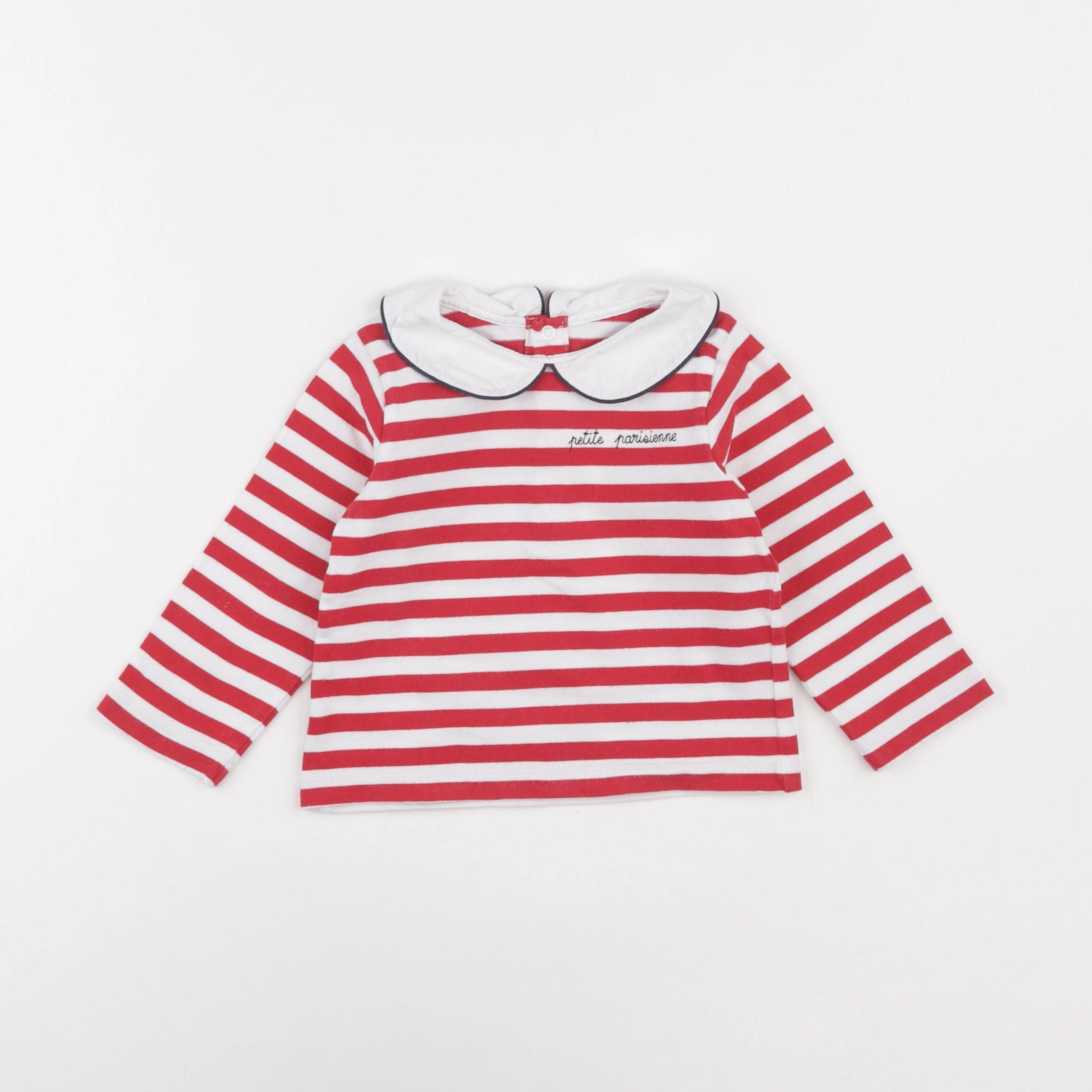 Jacadi - tee-shirt rouge - 18 mois