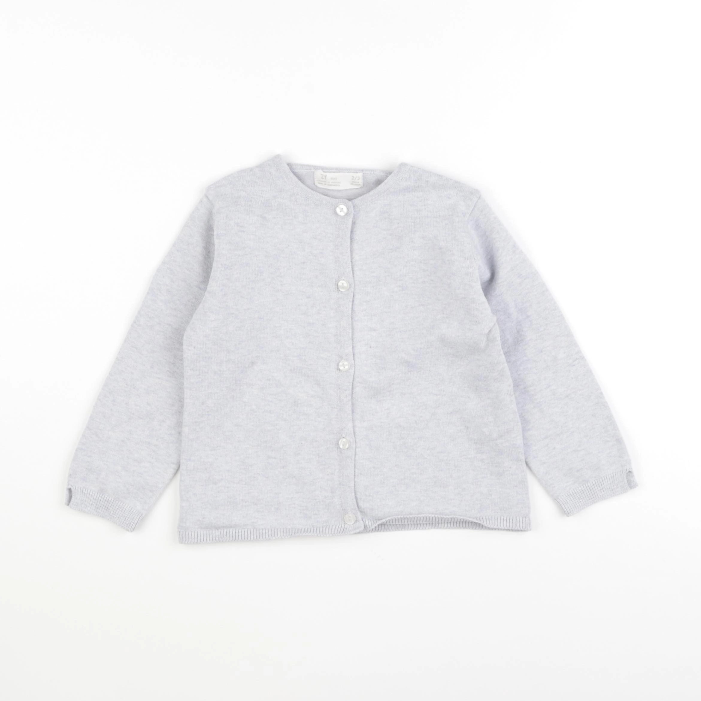 Zippy - gilet gris - 2/3 ans