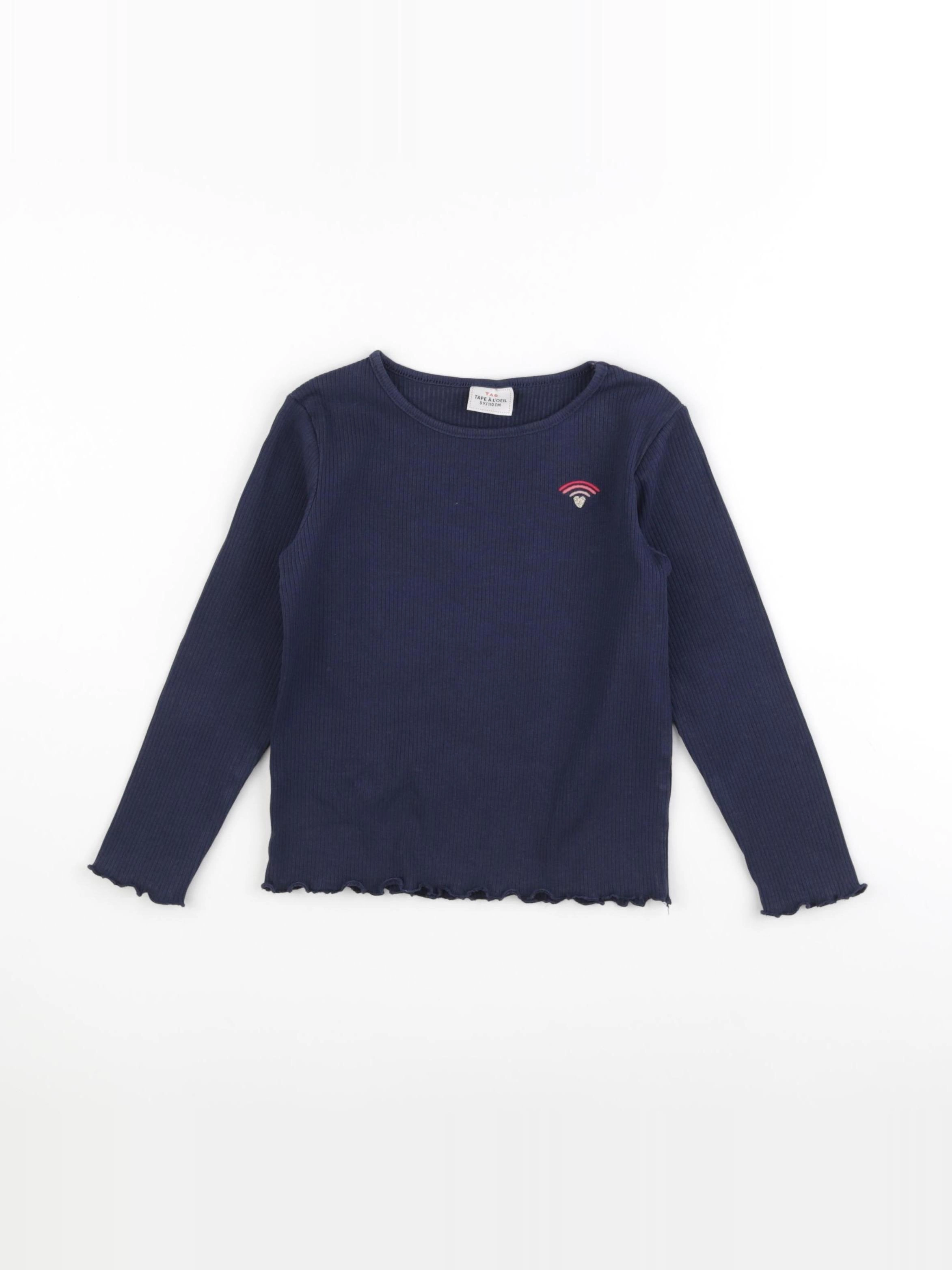 Monoprix - tee-shirt bleu - 5 ans