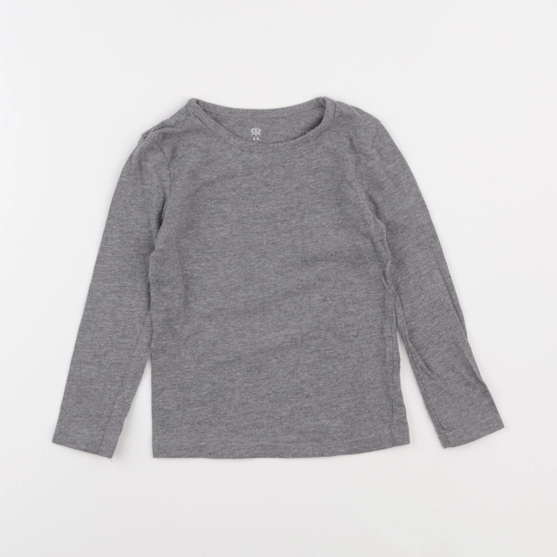 La Redoute - tee-shirt gris - 4 ans