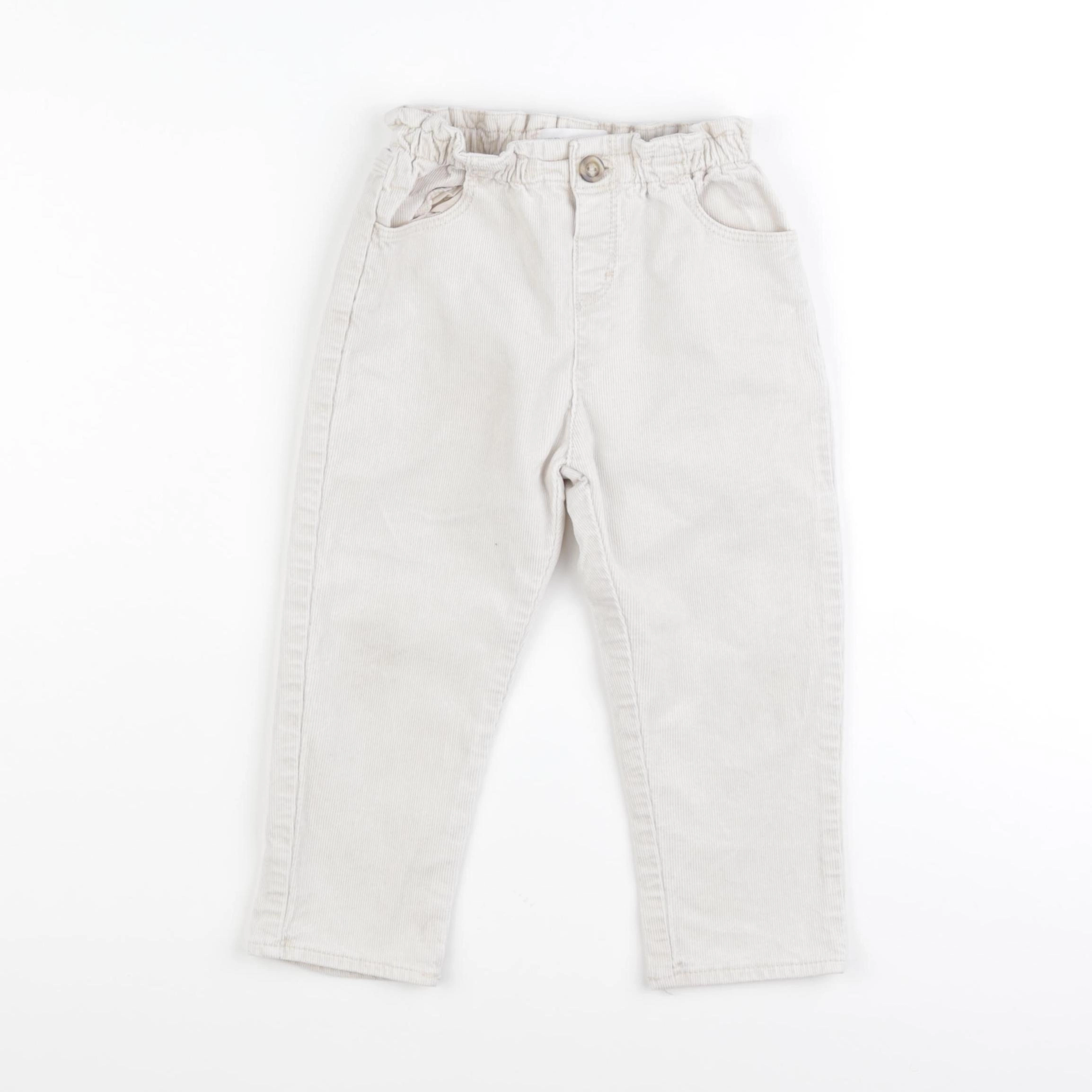 Zara - pantalon beige - 2/3 ans