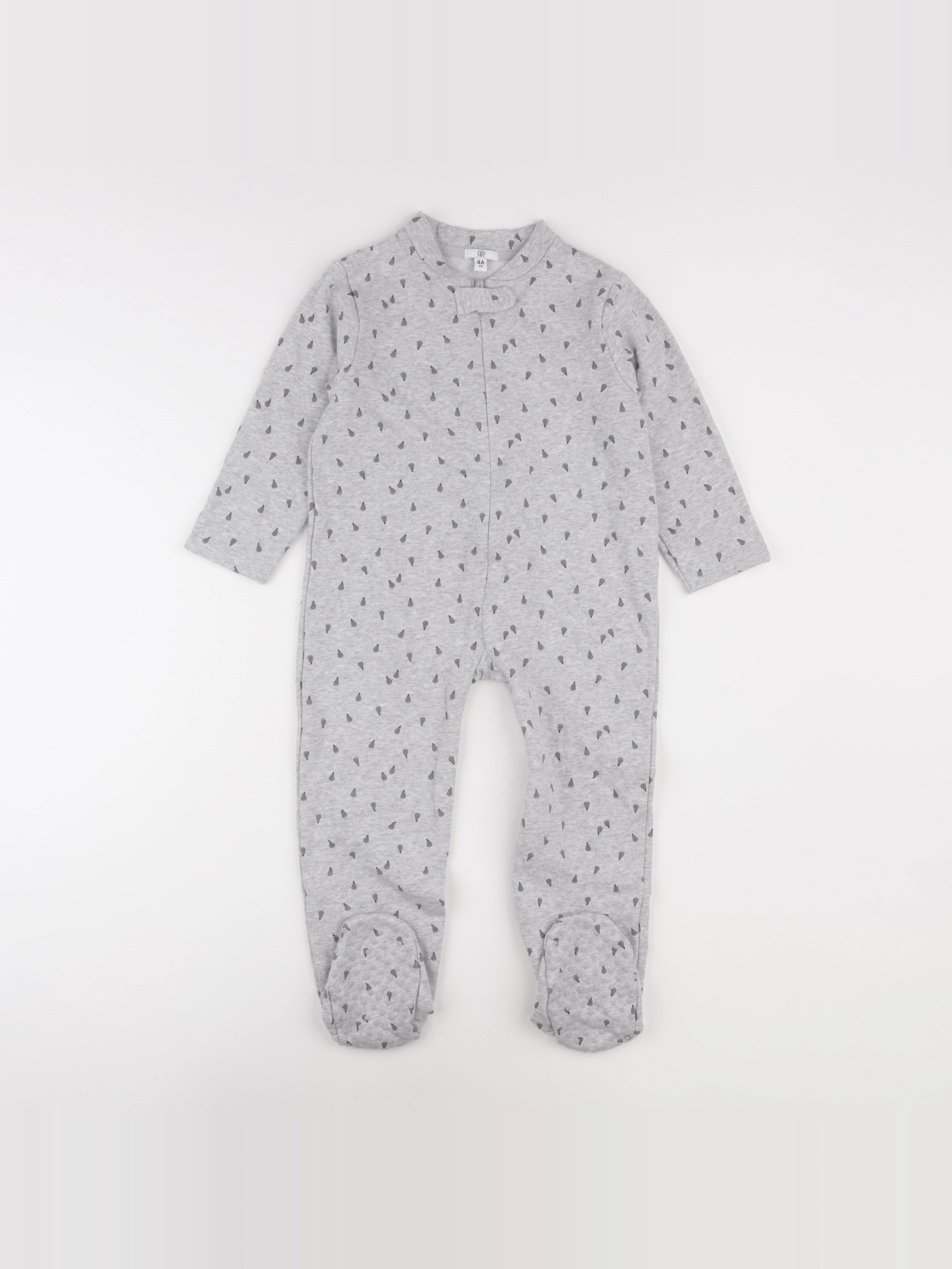 La Redoute - sur-pyjama gris - 4 ans