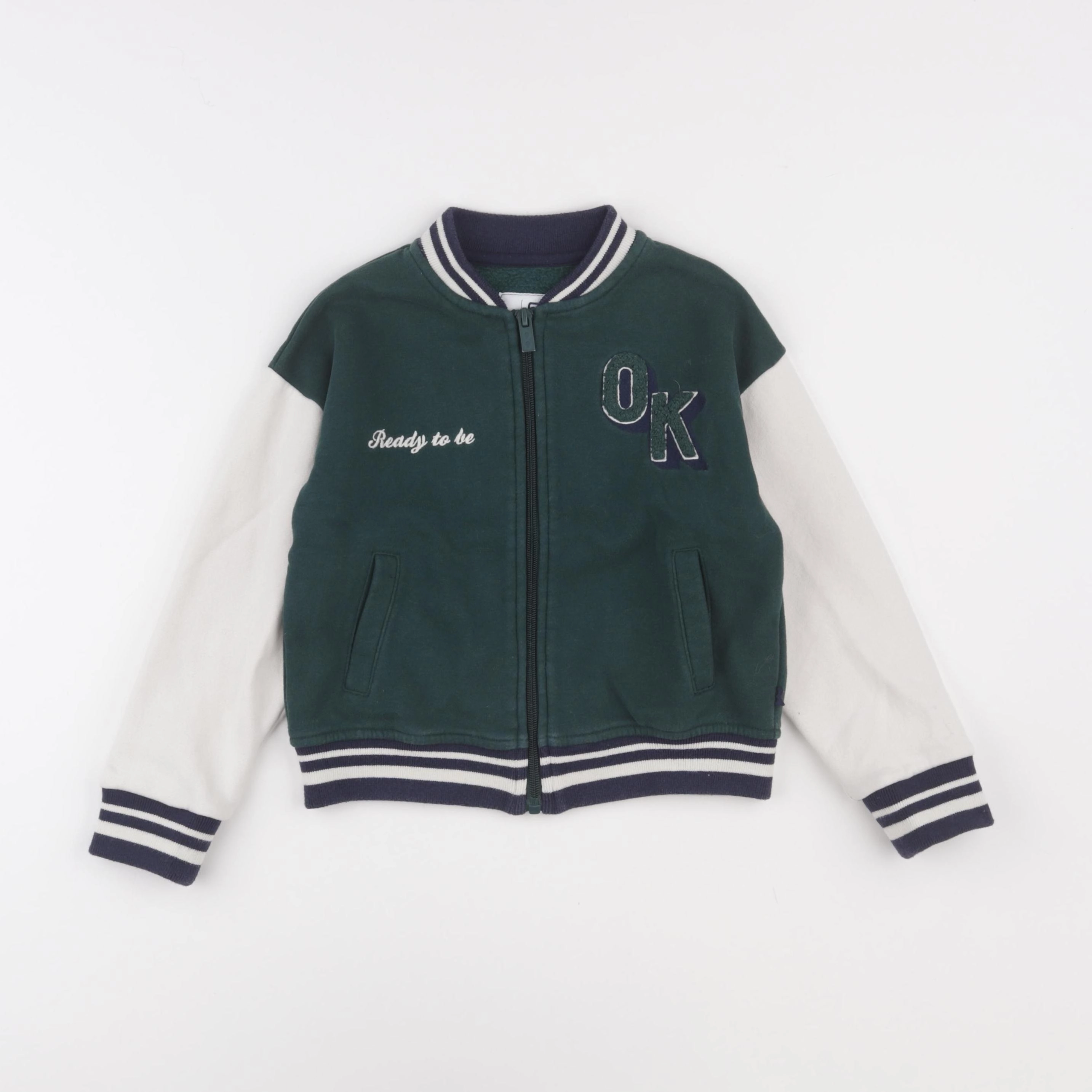 Okaidi - sweat vert - 4 ans