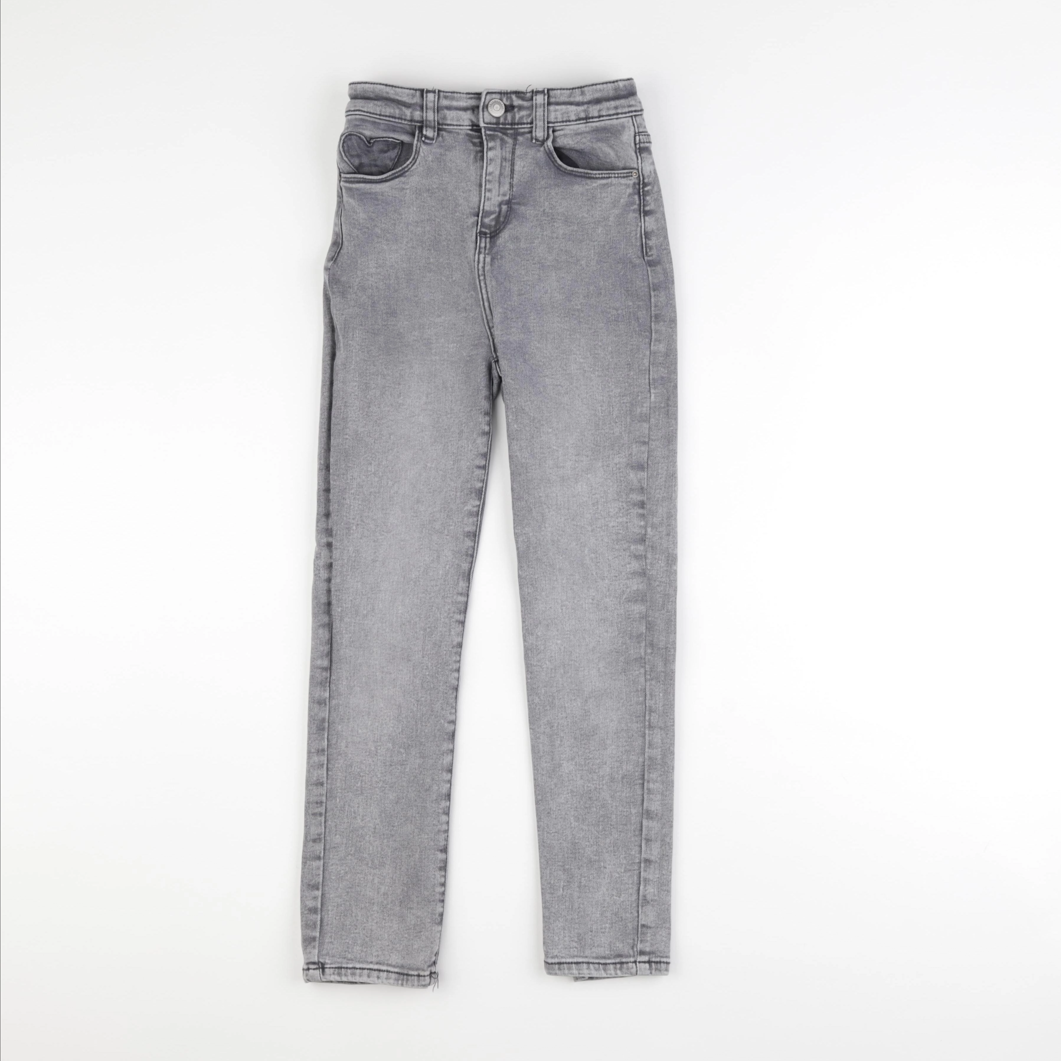 Vertbaudet - jean gris - 10 ans