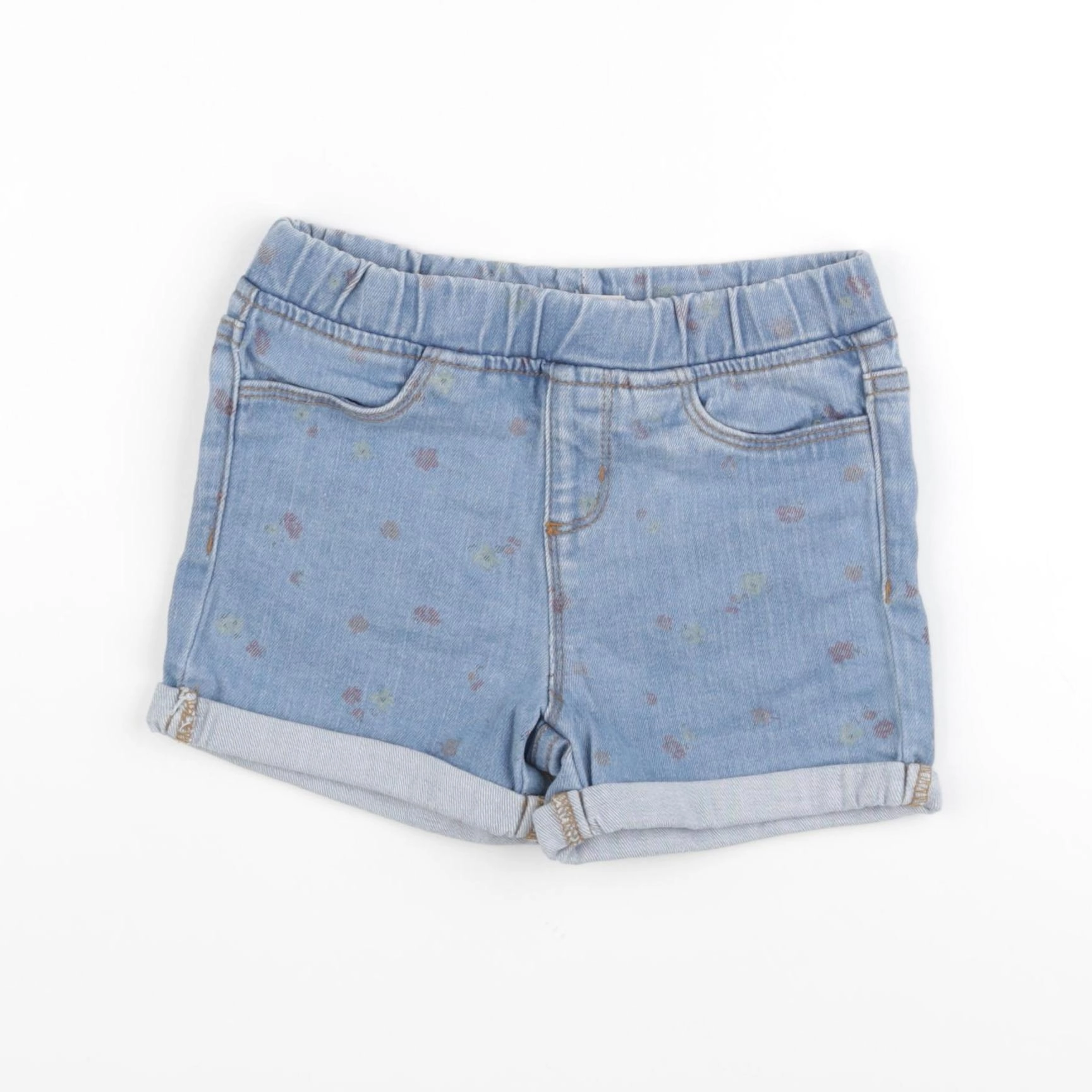 Vertbaudet - short bleu - 7 ans