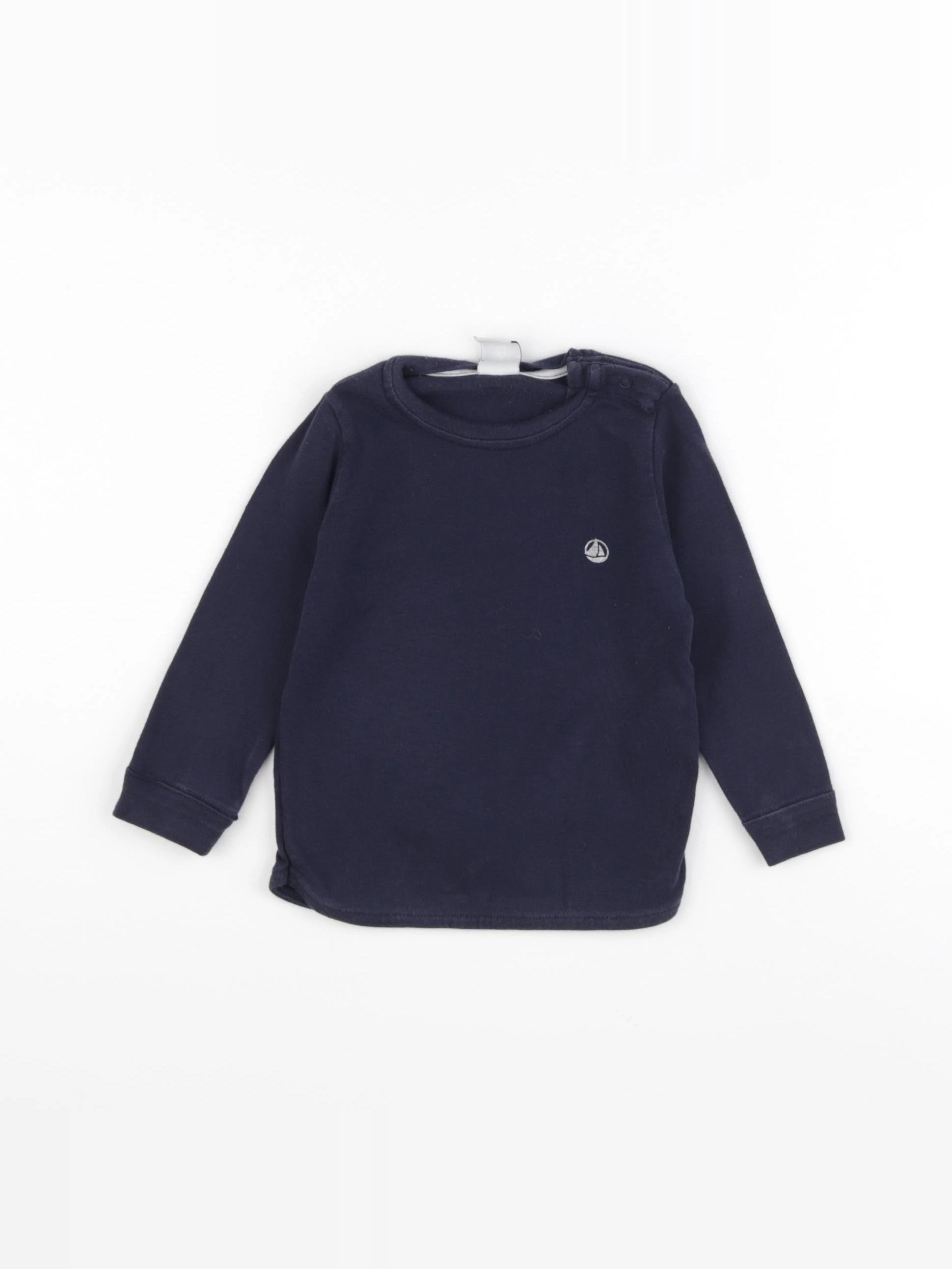 Petit Bateau - tee-shirt bleu - 18 mois