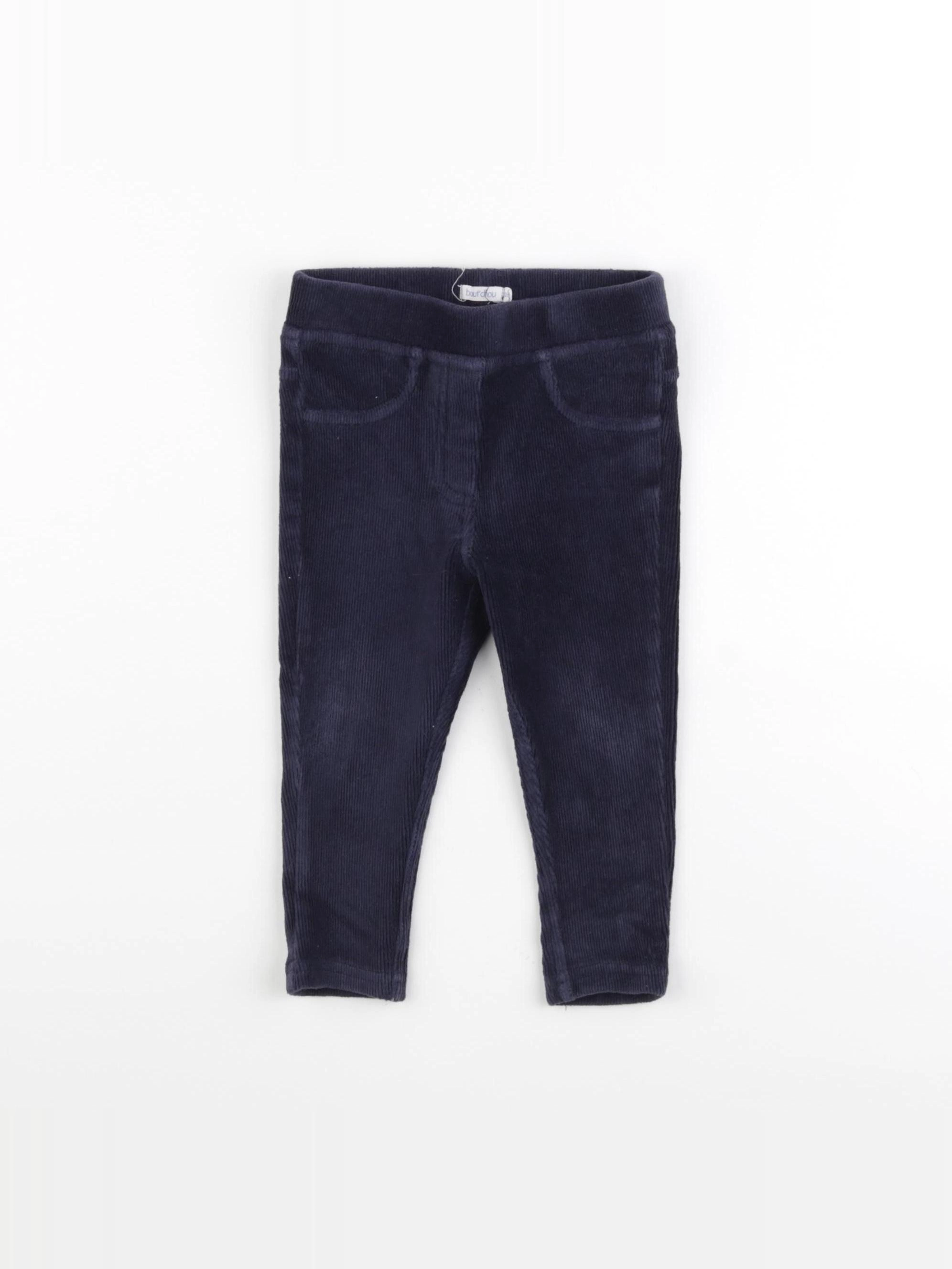 Boutchou - legging bleu - 12 mois