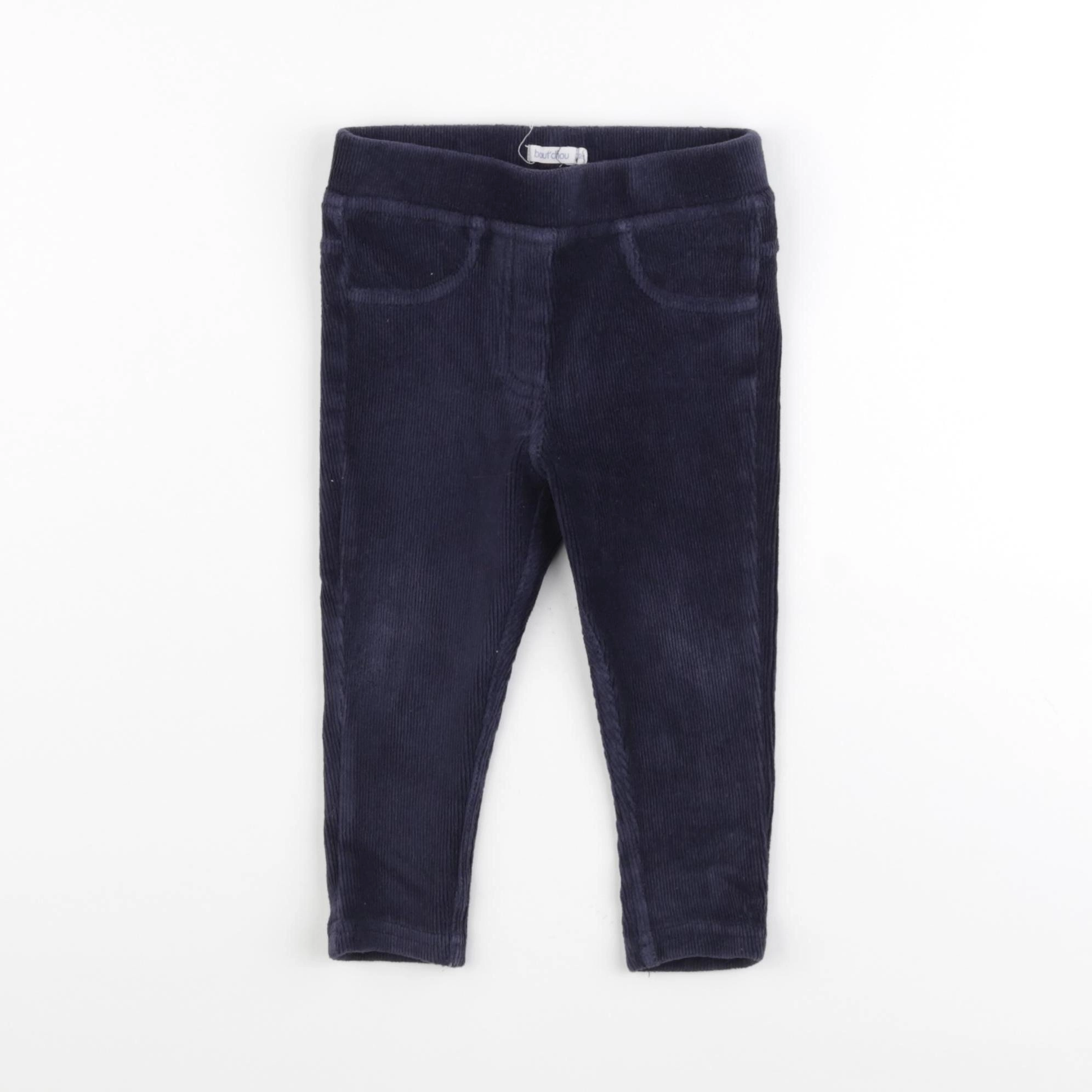 Boutchou - legging bleu - 12 mois