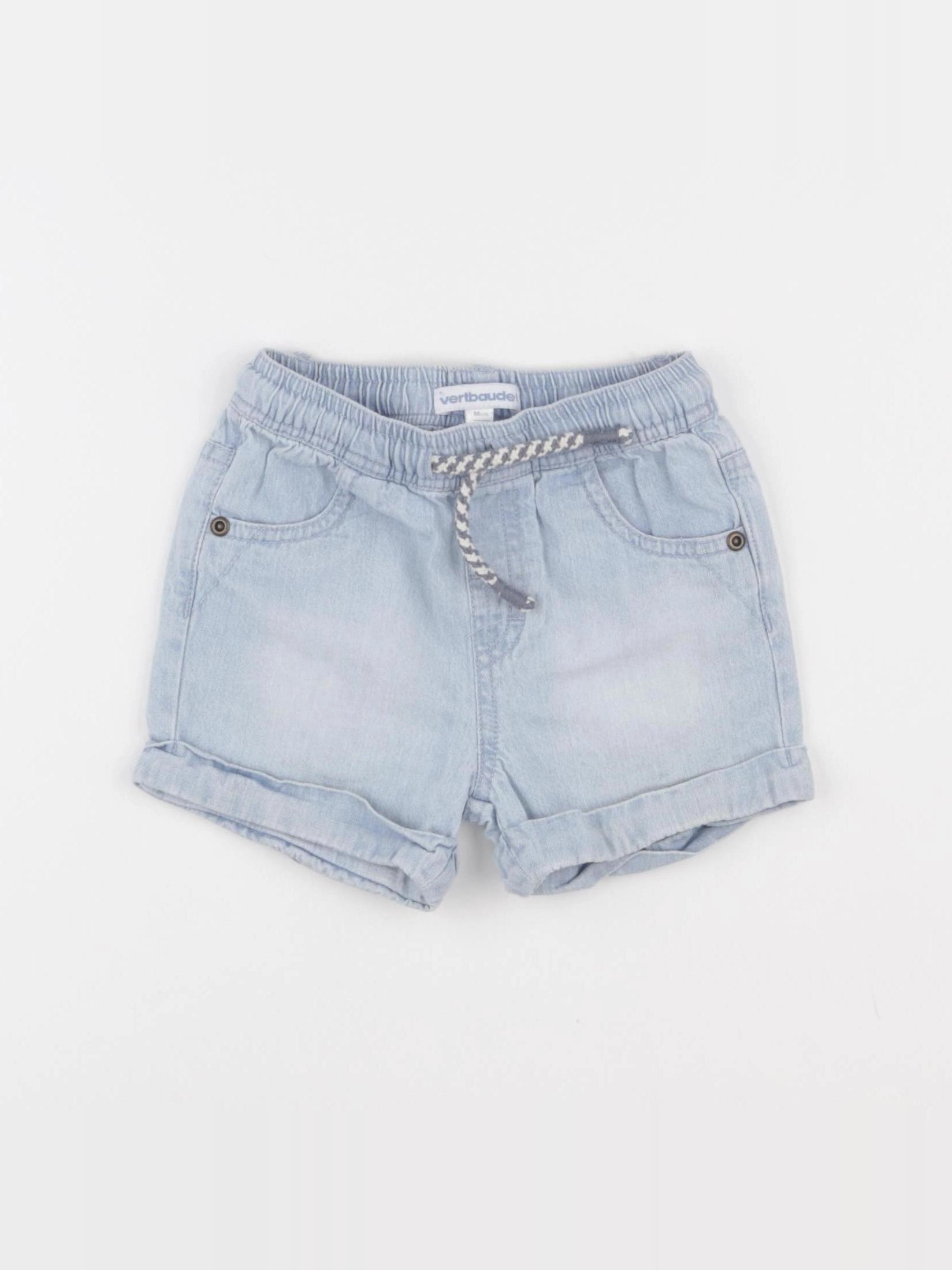 Vertbaudet - short bleu - 2 ans