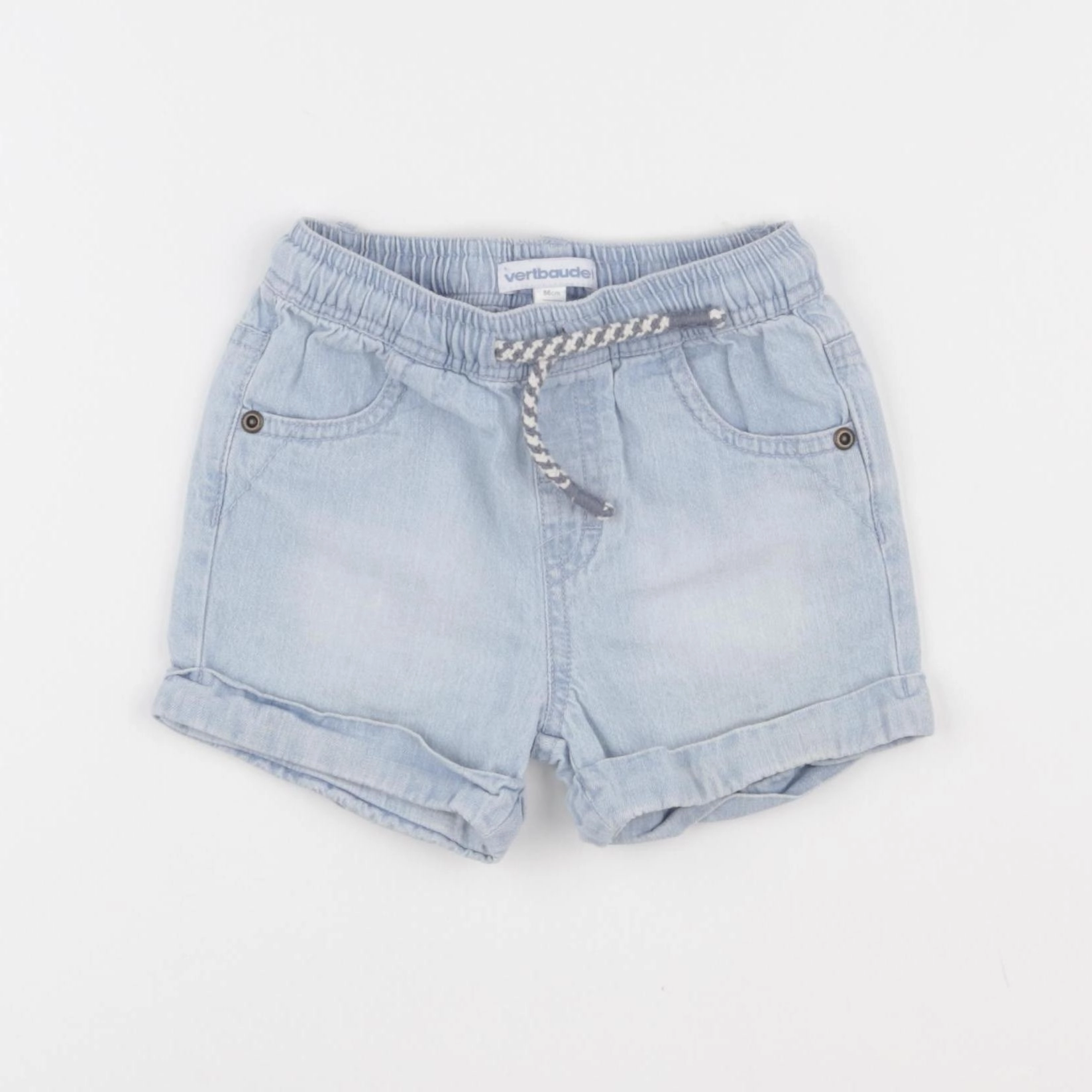 Vertbaudet - short bleu - 2 ans