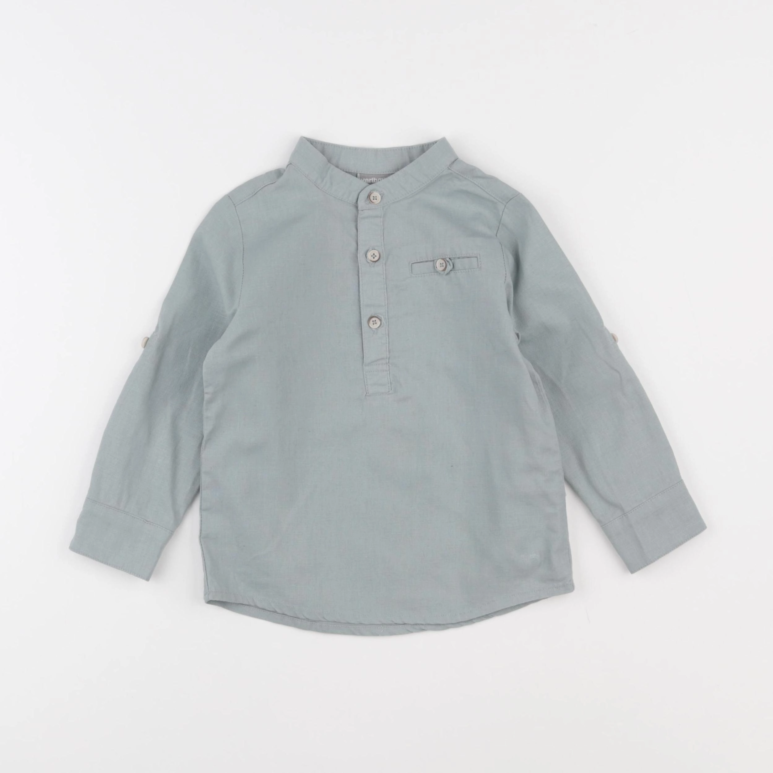 Vertbaudet - chemise vert - 3 ans
