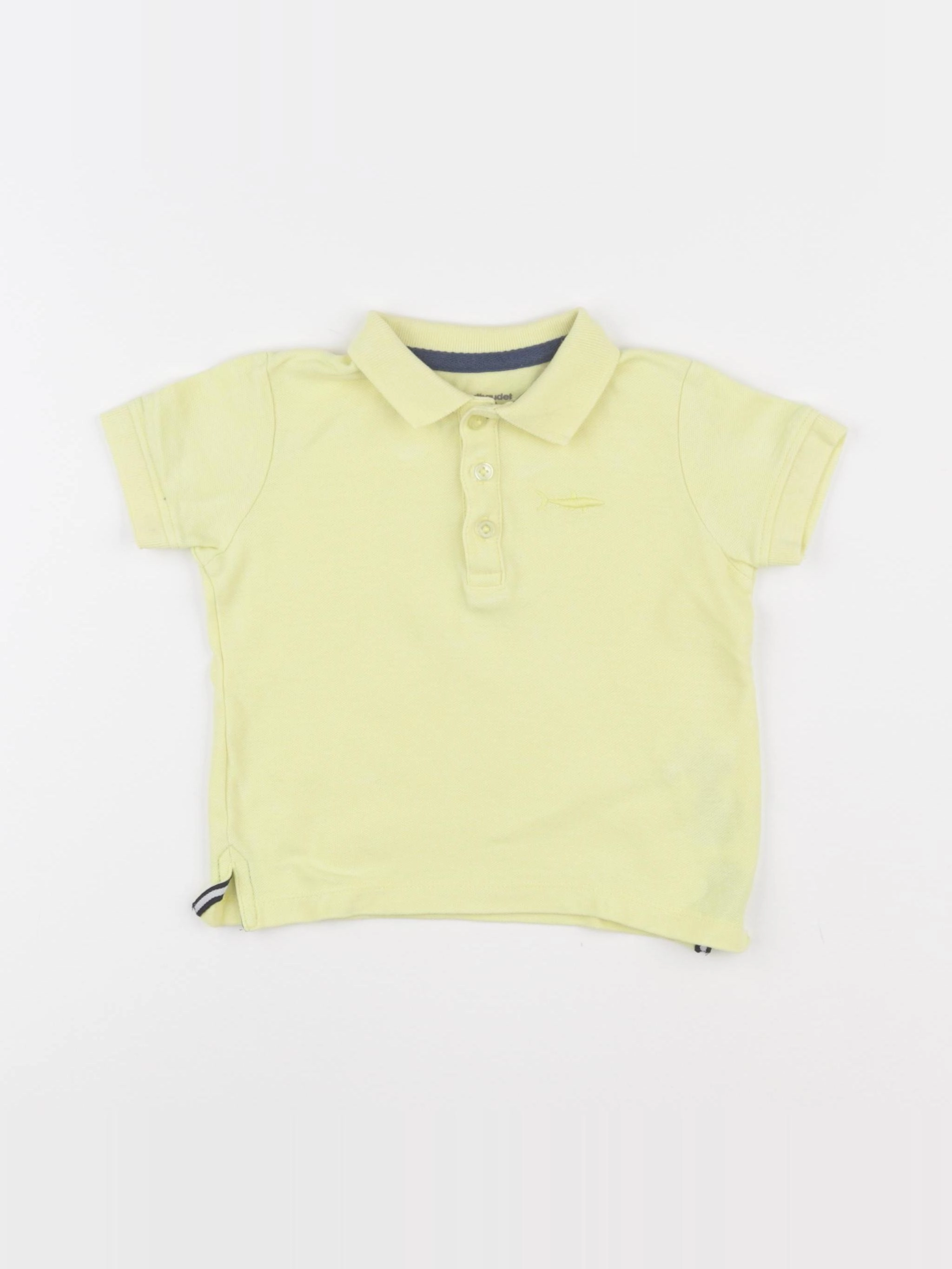Vertbaudet - polo jaune - 2 ans