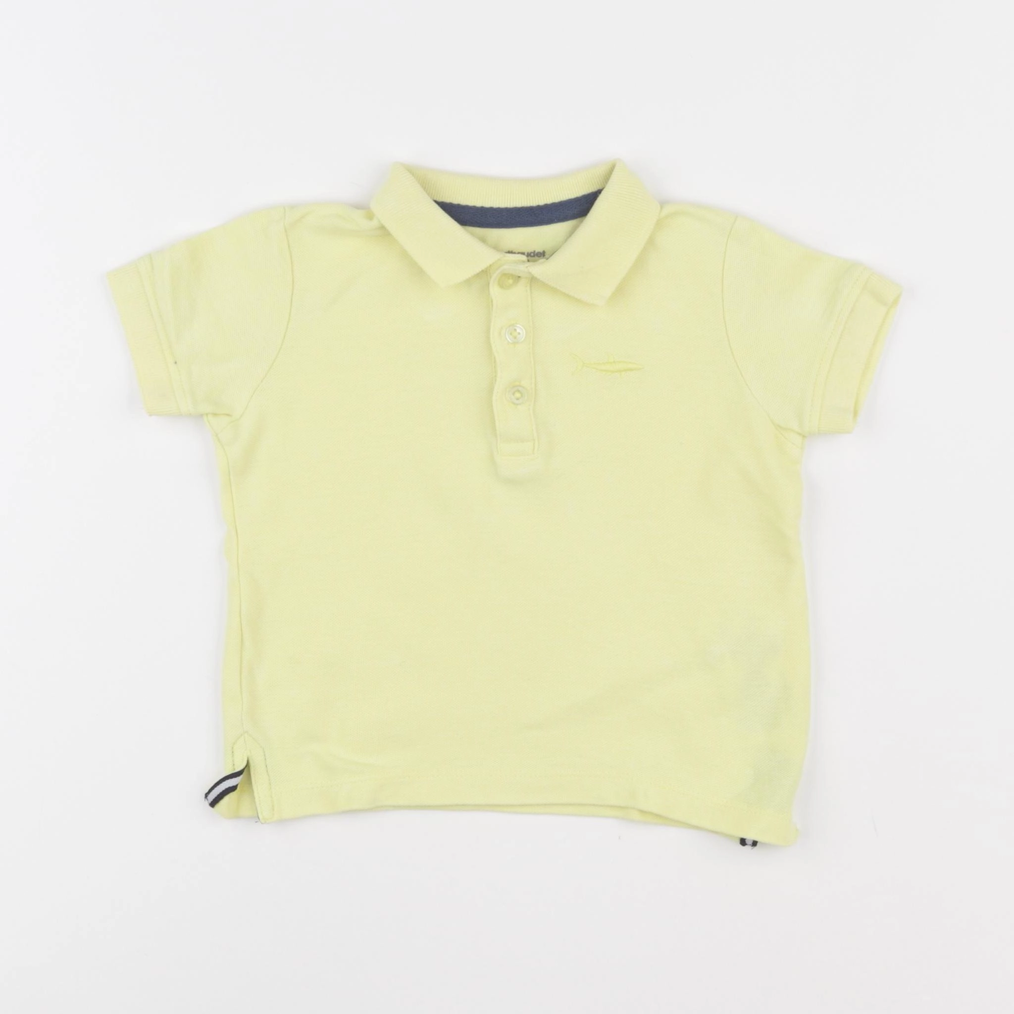 Vertbaudet - polo jaune - 2 ans