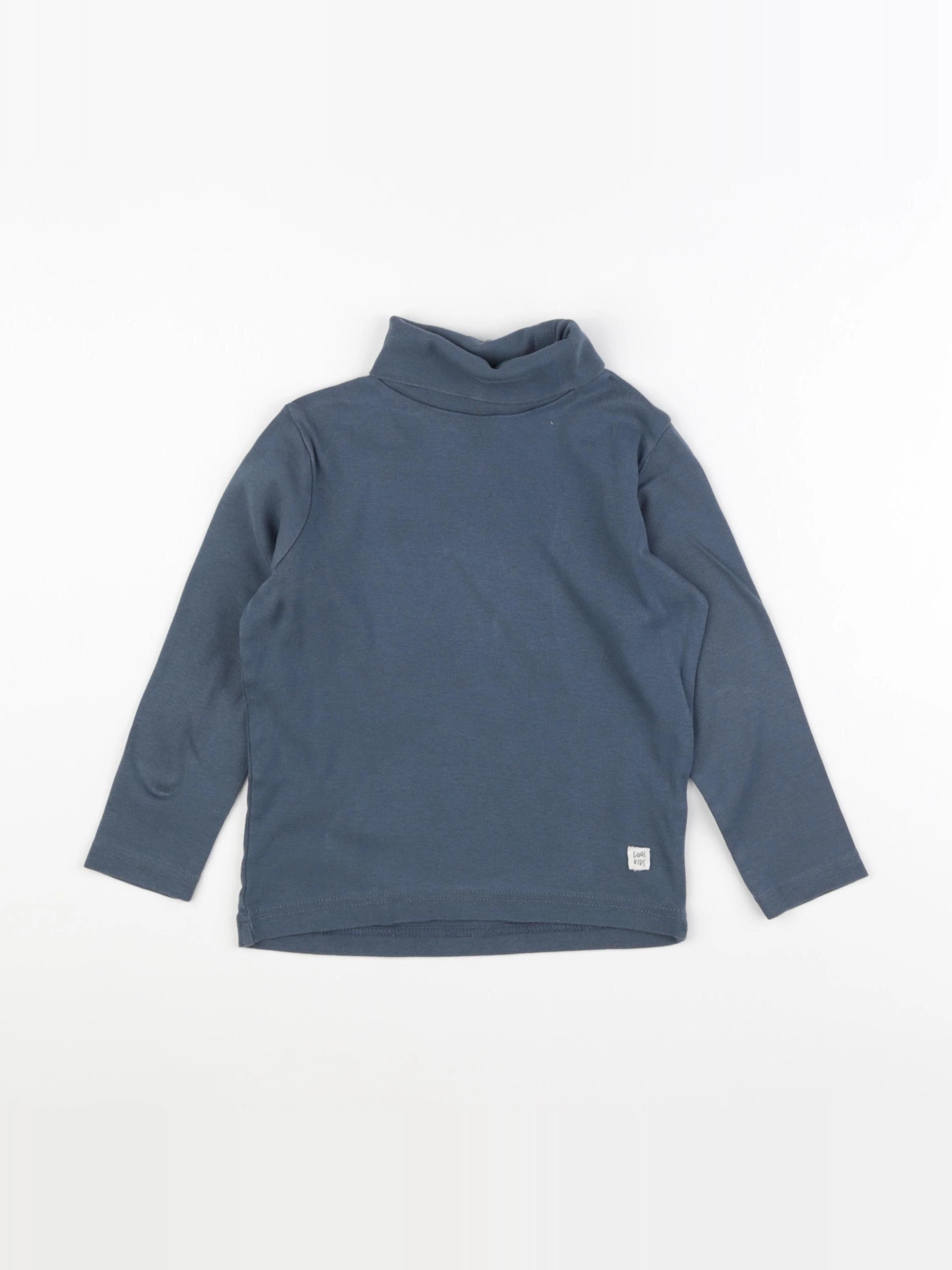 Vertbaudet - sous-pull bleu - 6 ans