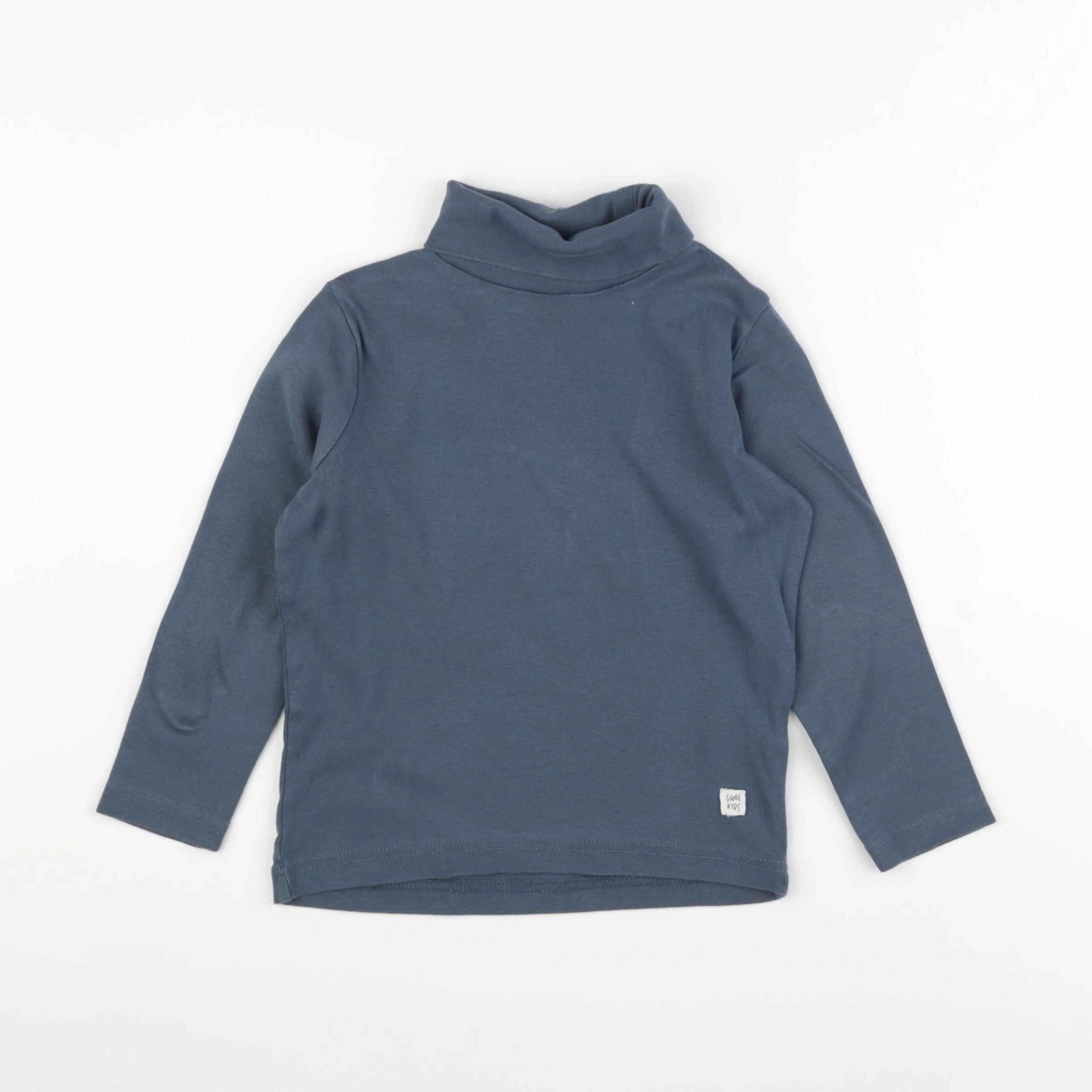 Vertbaudet - sous-pull bleu - 6 ans