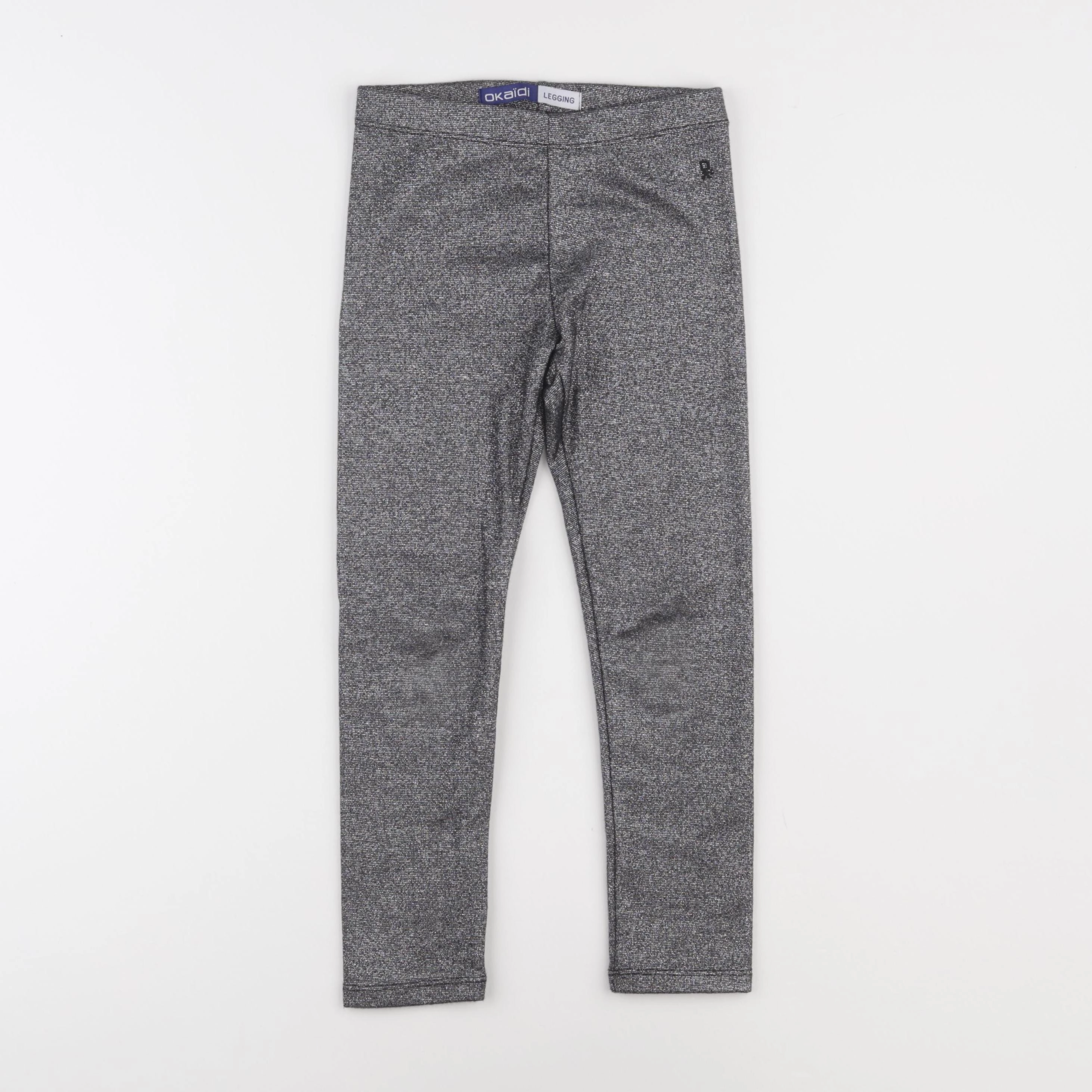 Okaidi - legging argent - 7 ans