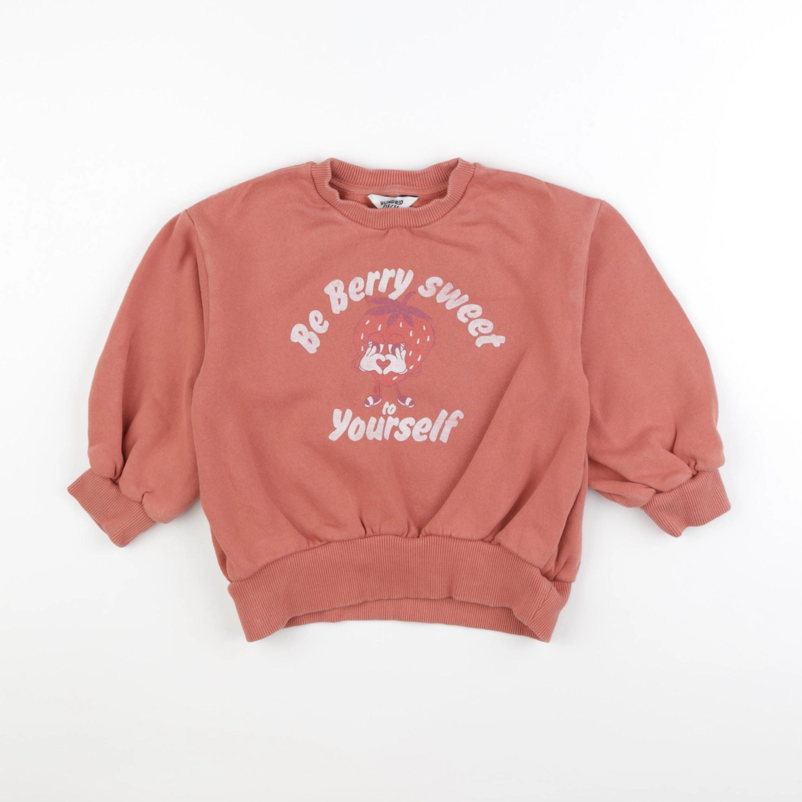 Hundred Pieces - sweat rose - 4 ans