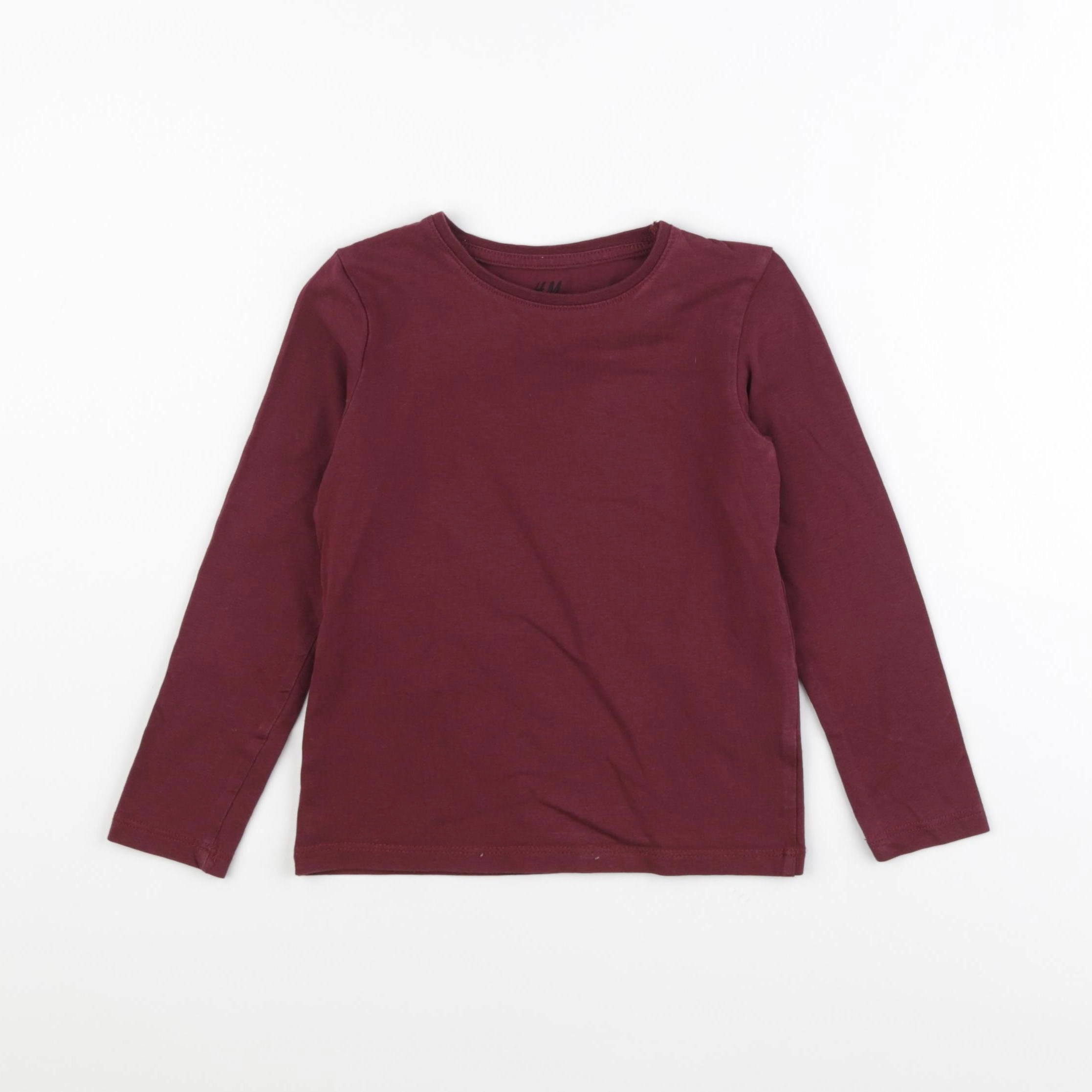 H&M - tee-shirt rouge - 2/4 ans