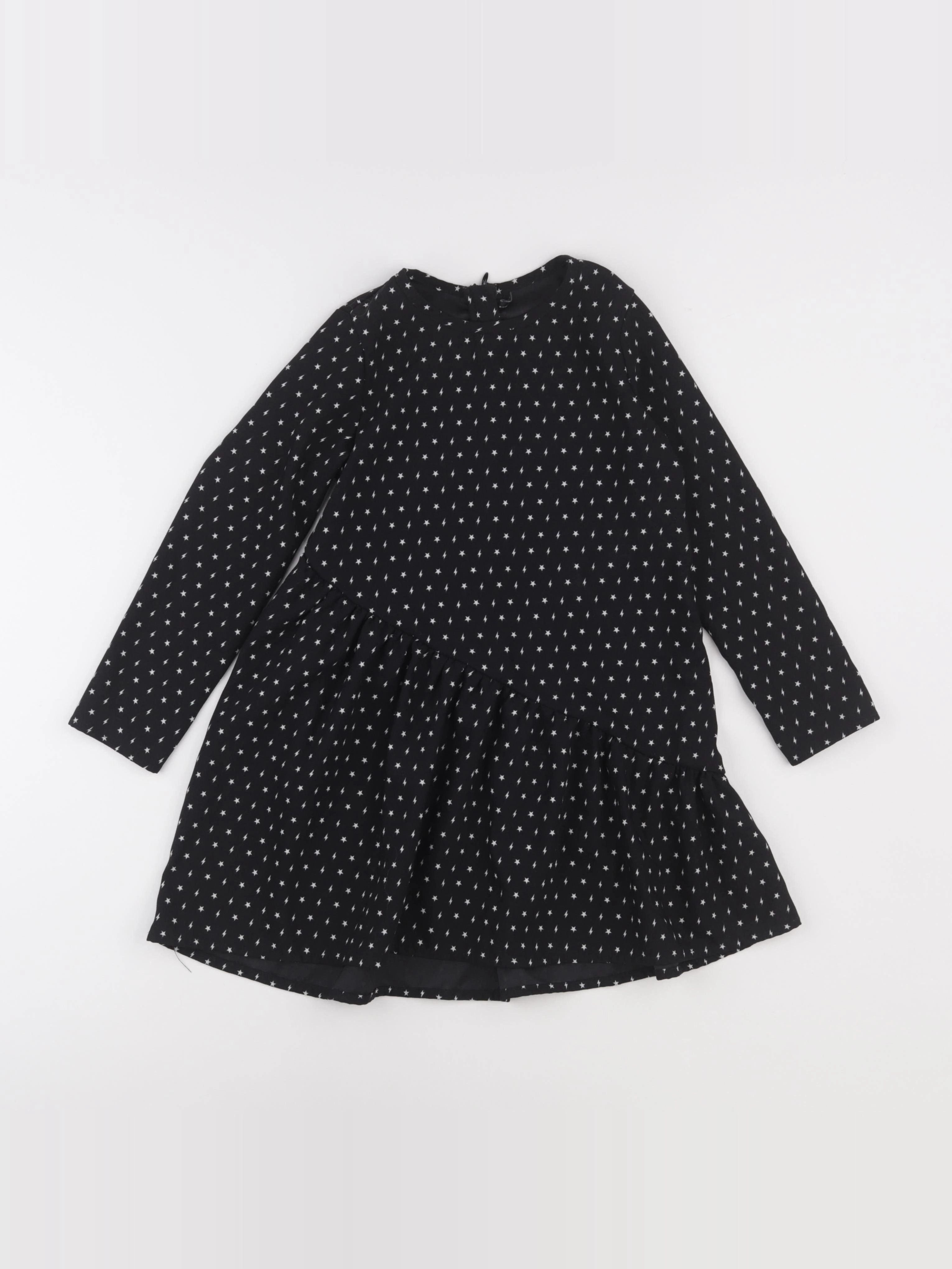 IKKS - robe noir, blanc - 6 ans