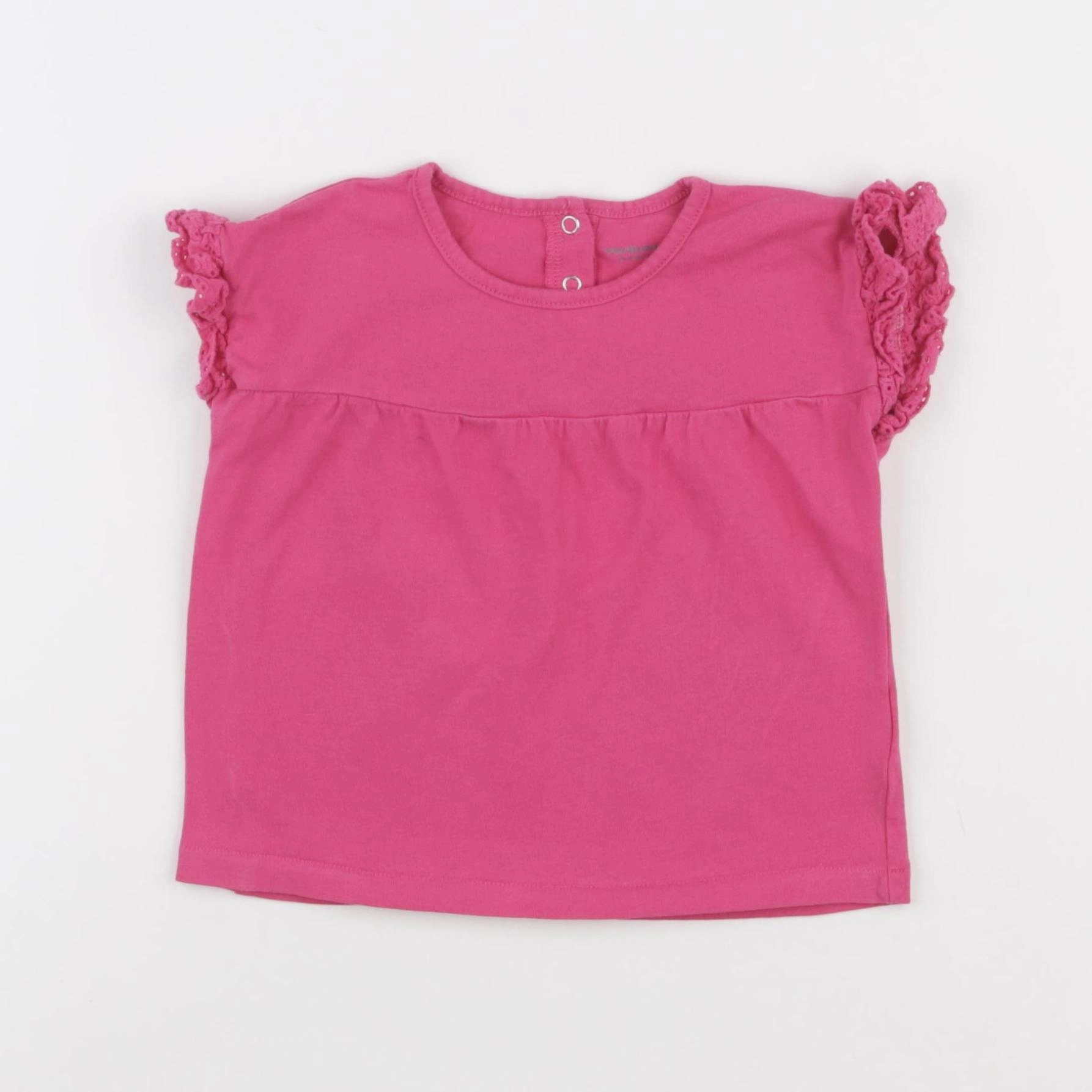 Vertbaudet - tee-shirt rose - 24 mois