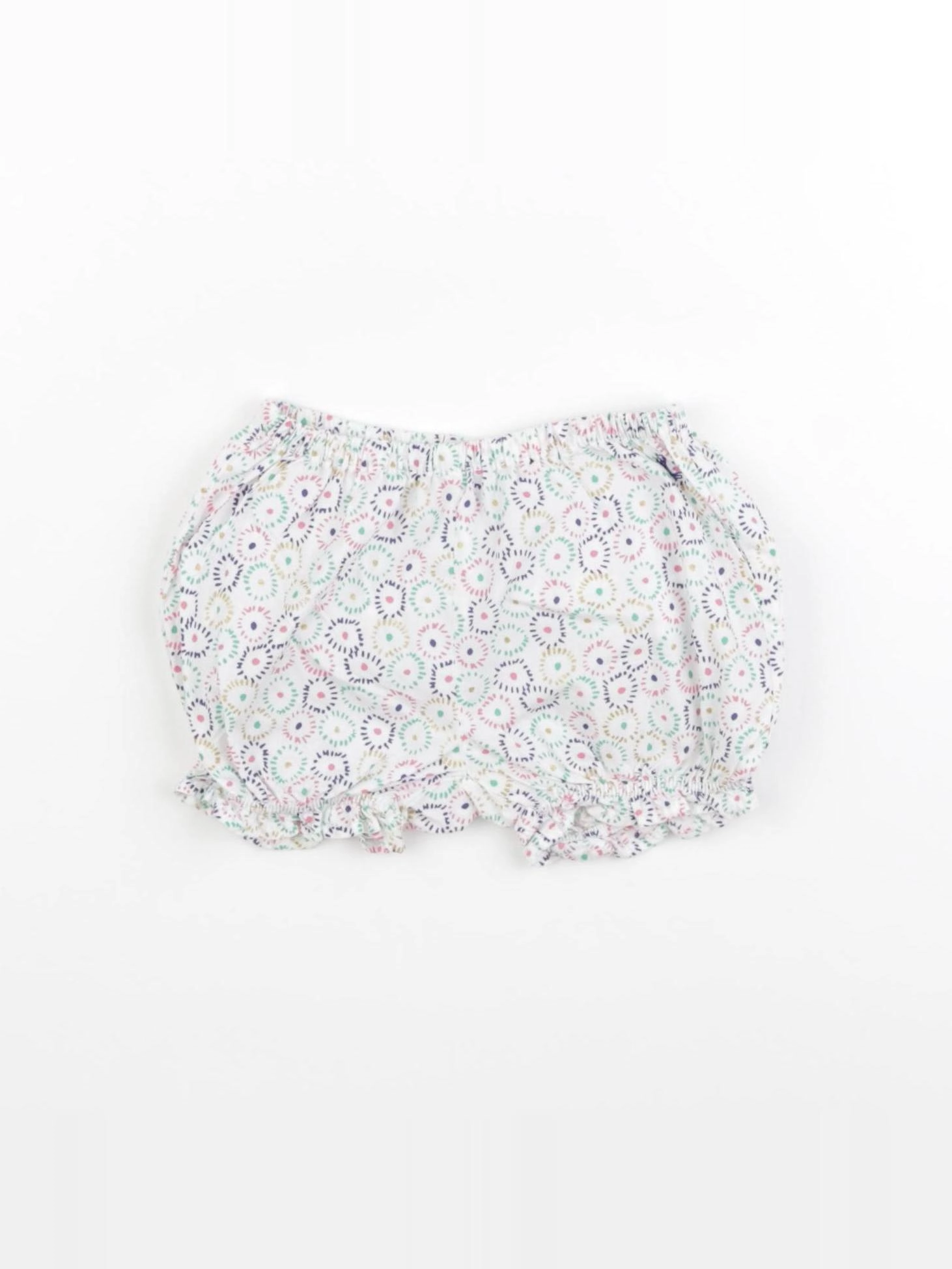 Petit Bateau - bloomer blanc - 3 mois