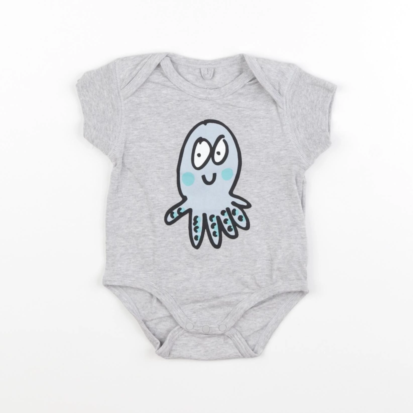 Stella McCartney Kids - body gris - 6 mois