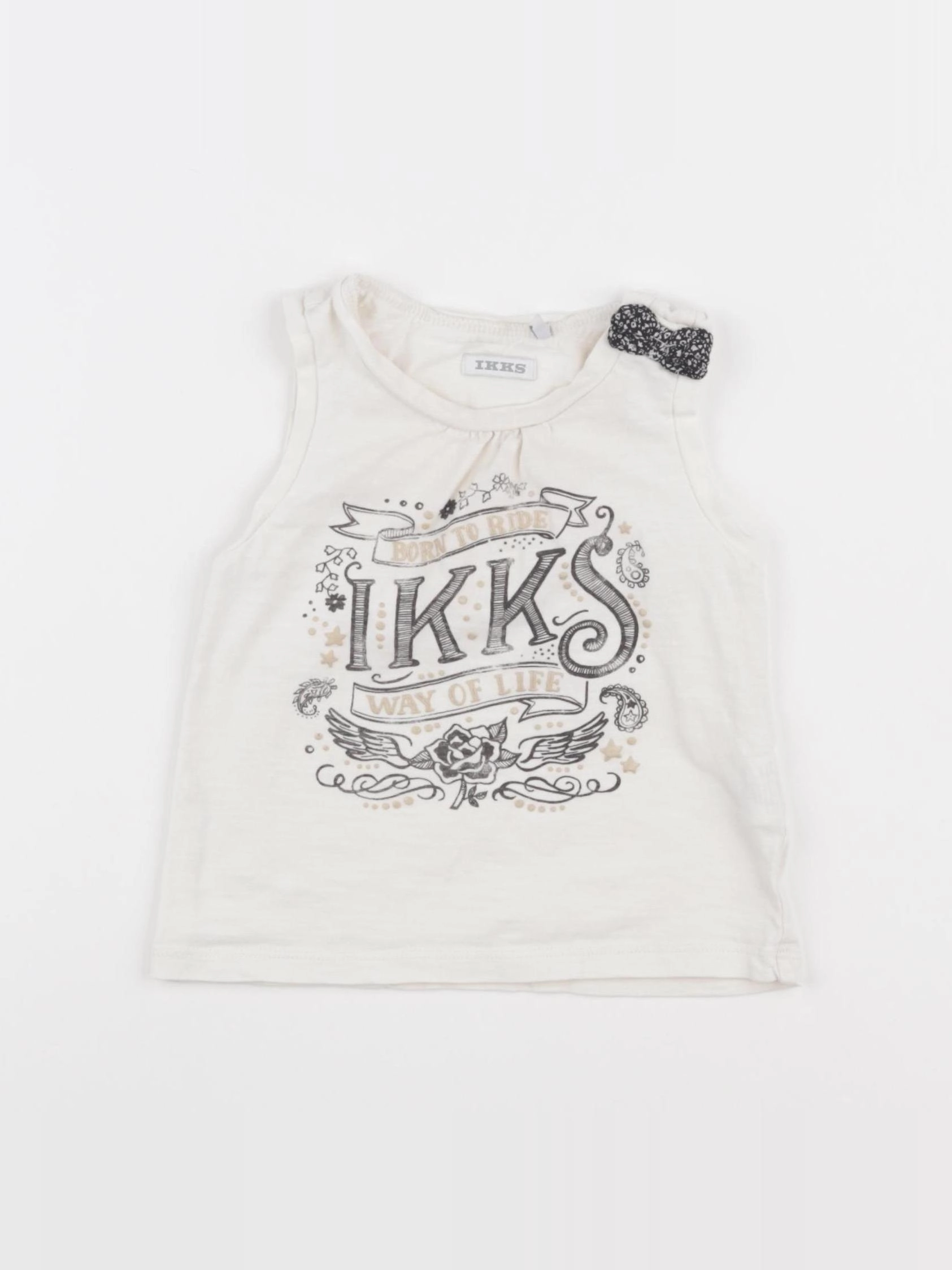 IKKS - débardeur beige - 2 ans