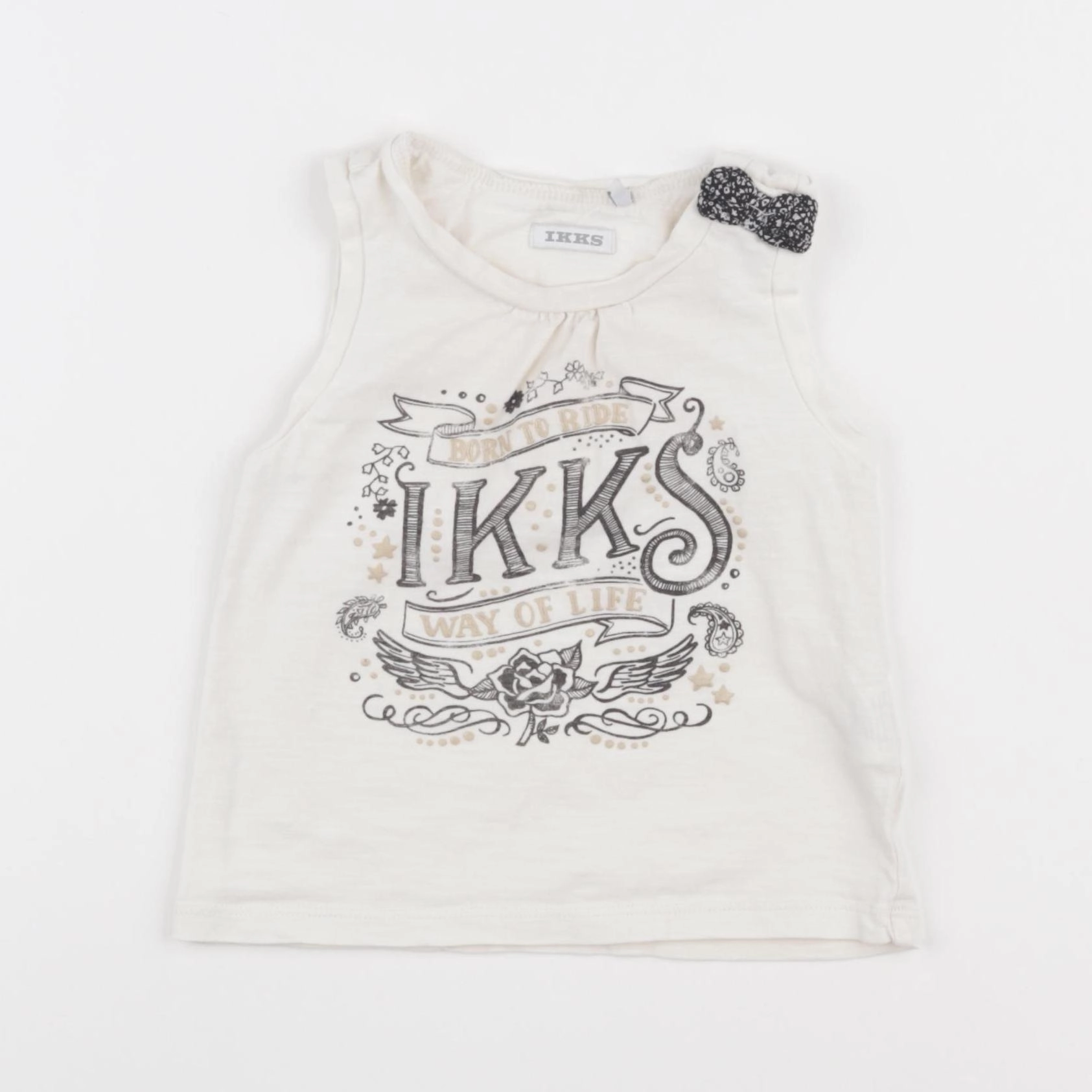 IKKS - débardeur beige - 2 ans