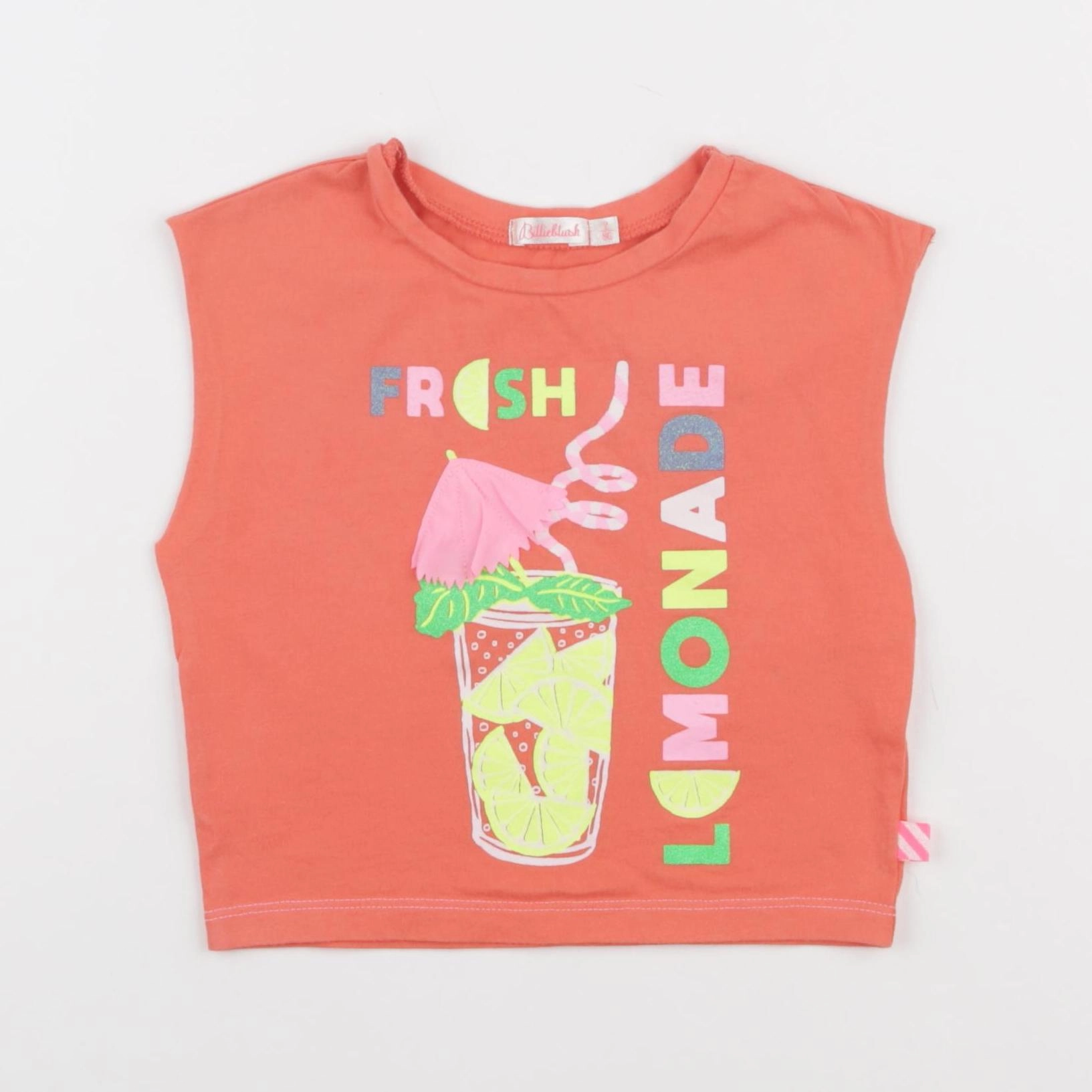 Billie Blush - tee-shirt orange - 2 ans