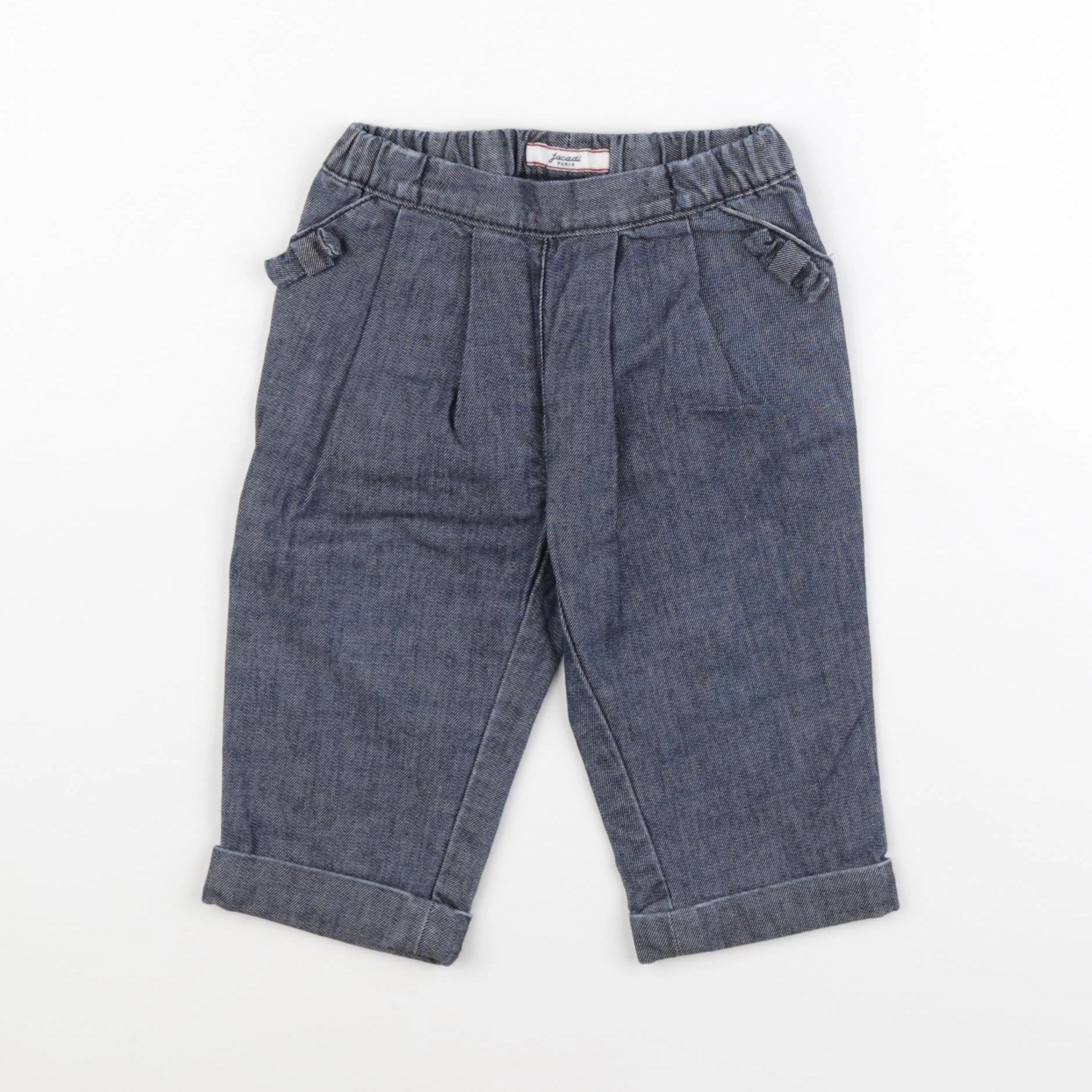 Jacadi - pantalon bleu - 12 mois