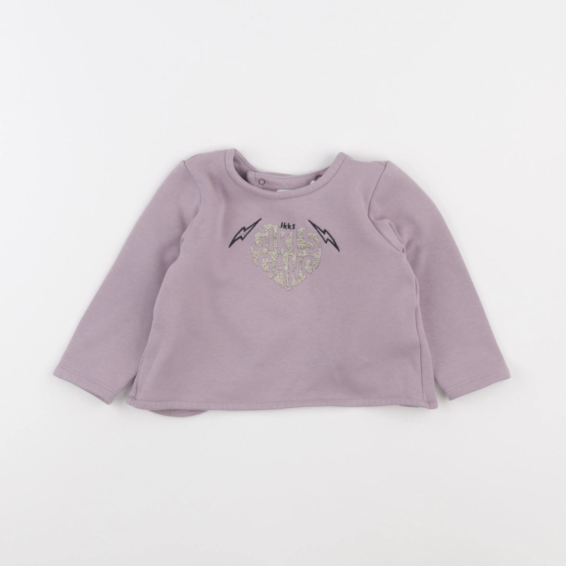 IKKS - sweat violet - 18 mois