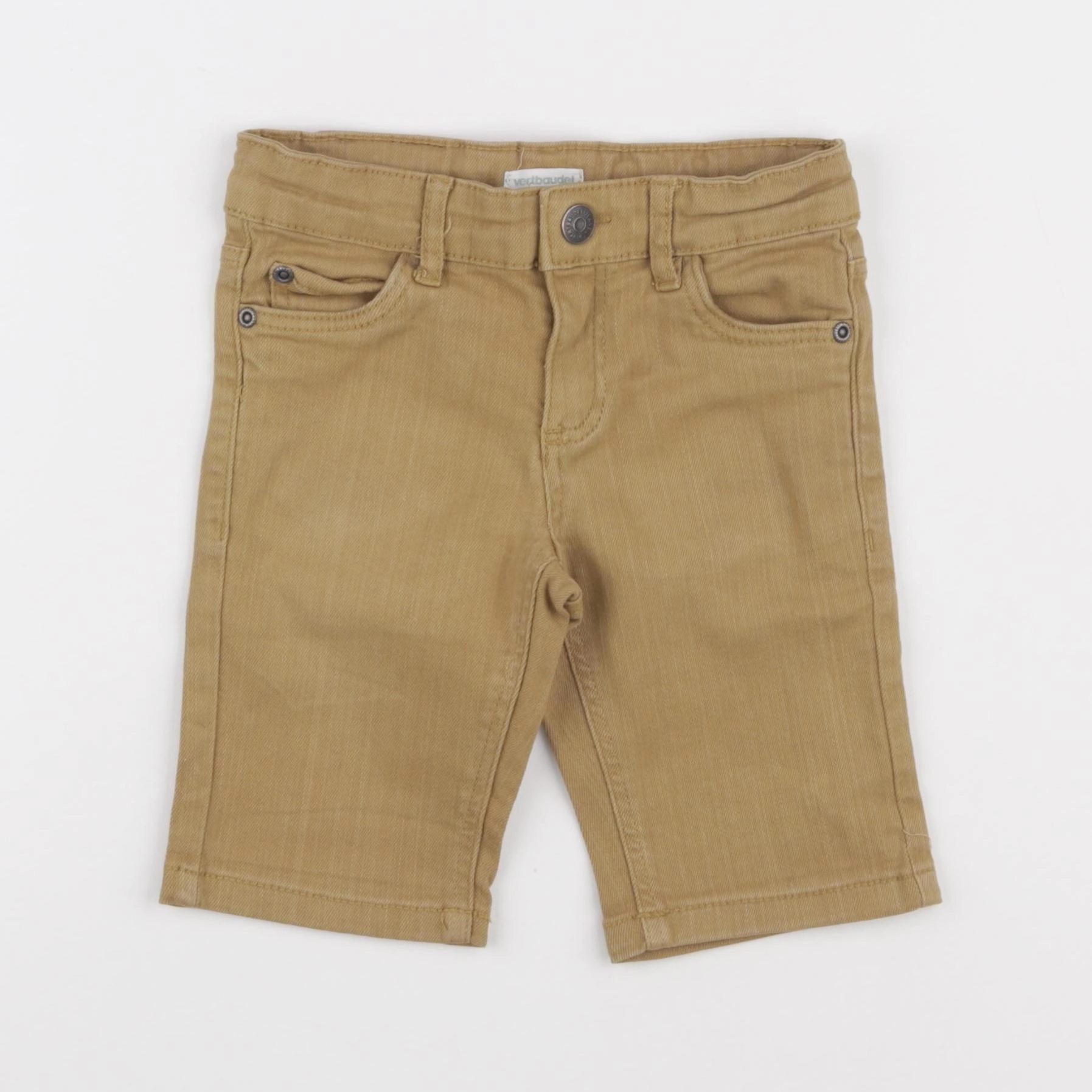 Vertbaudet - short marron - 3 ans