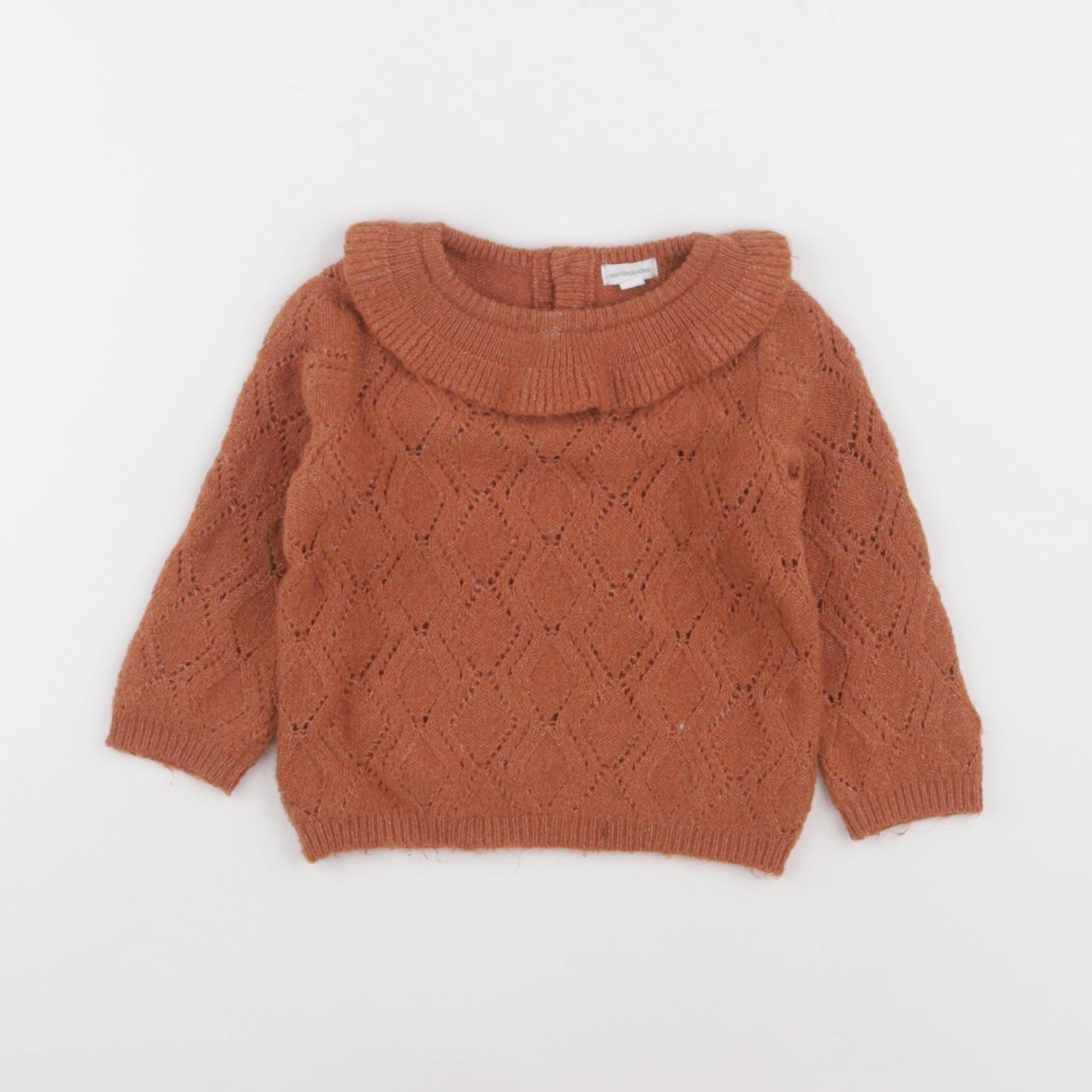 Vertbaudet - pull marron - 24 mois