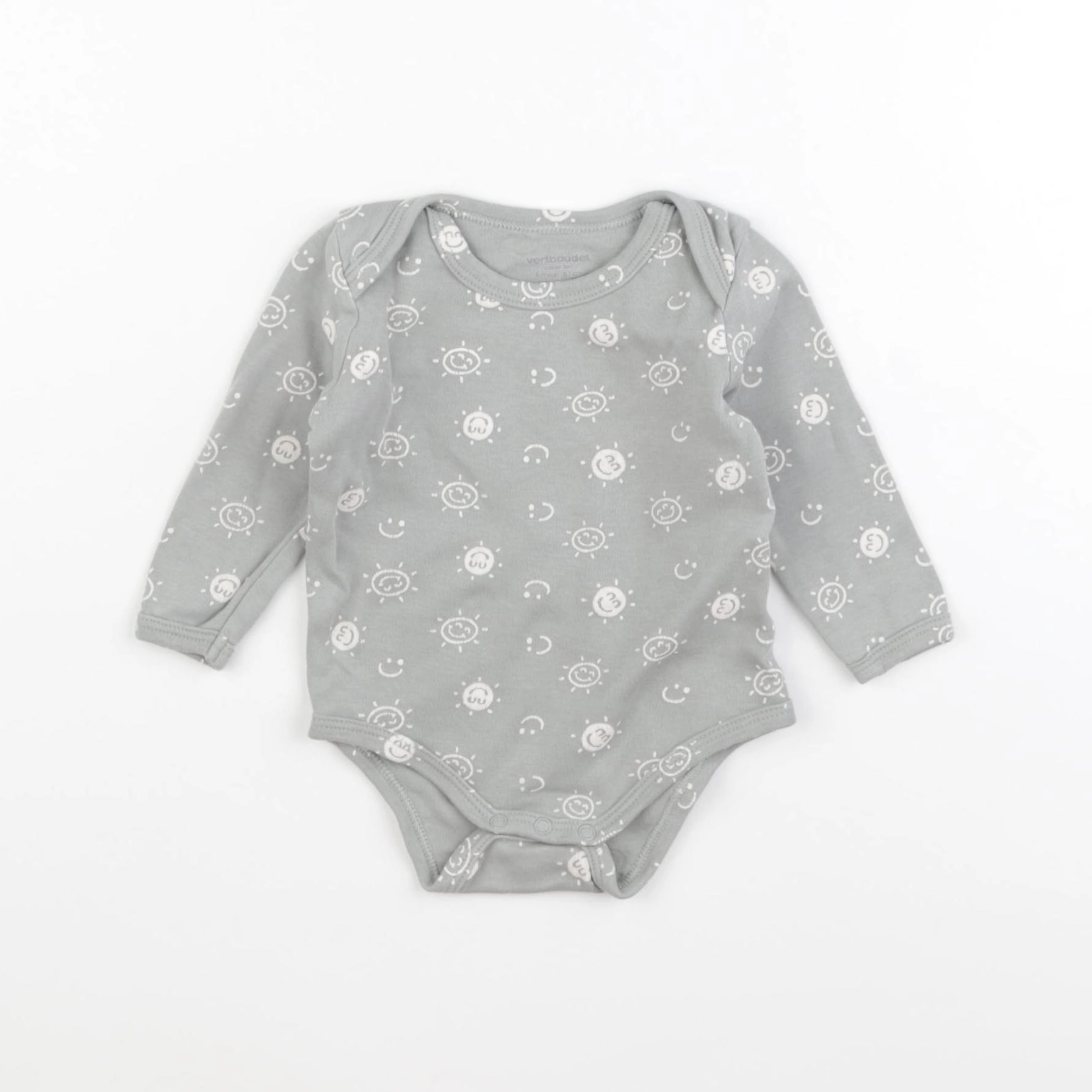 Vertbaudet - body vert - 6 mois