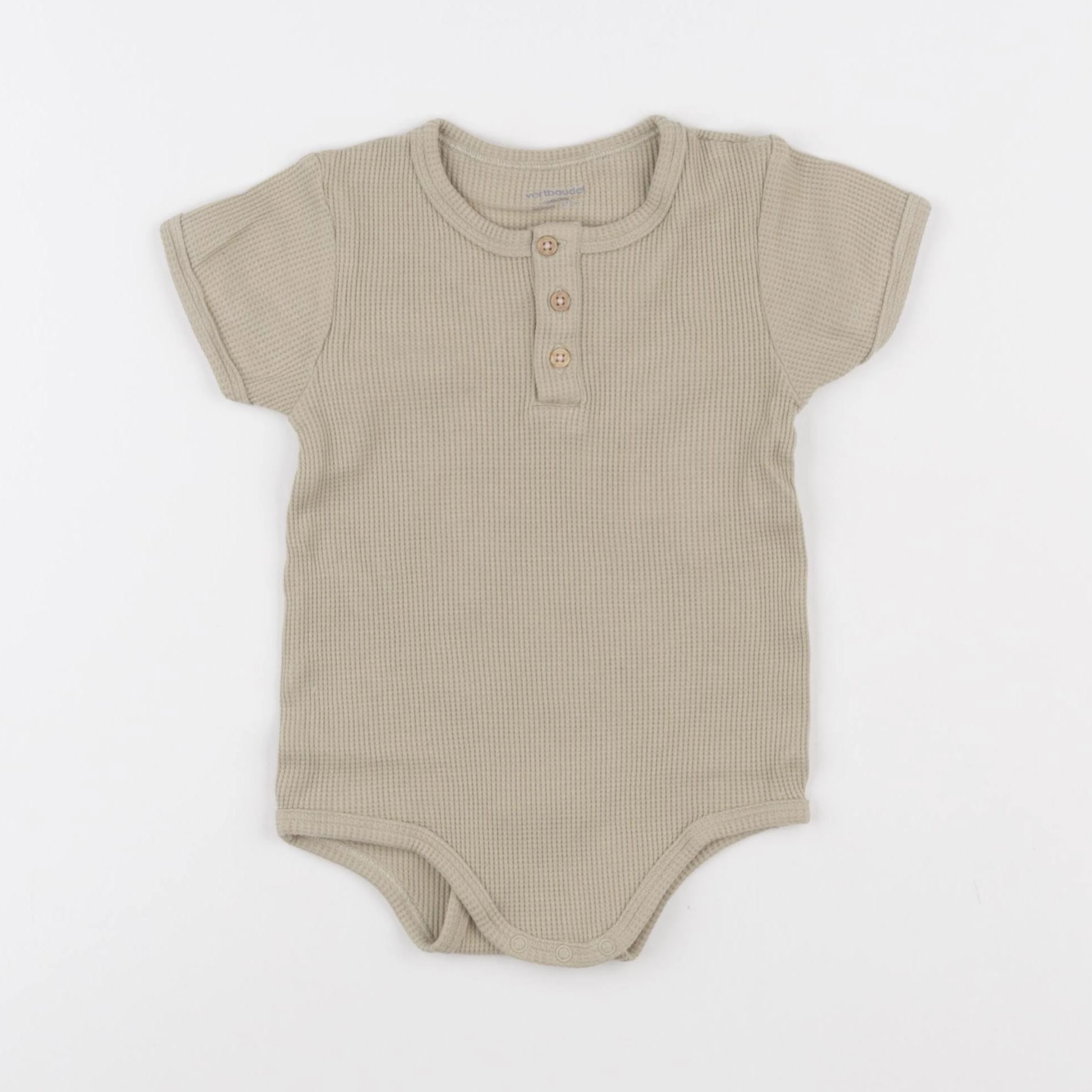 Vertbaudet - body beige - 36 mois
