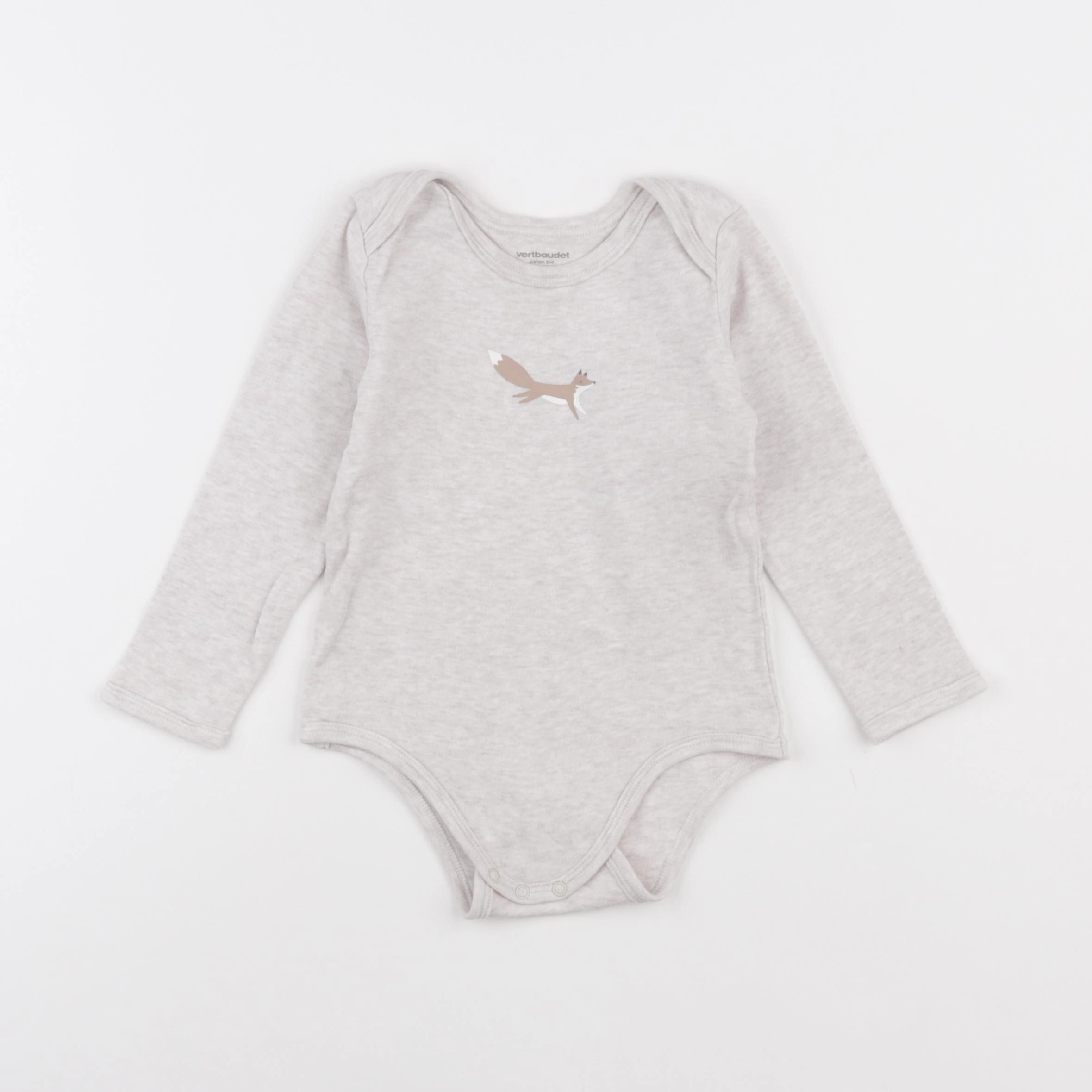 Vertbaudet - body beige - 36 mois