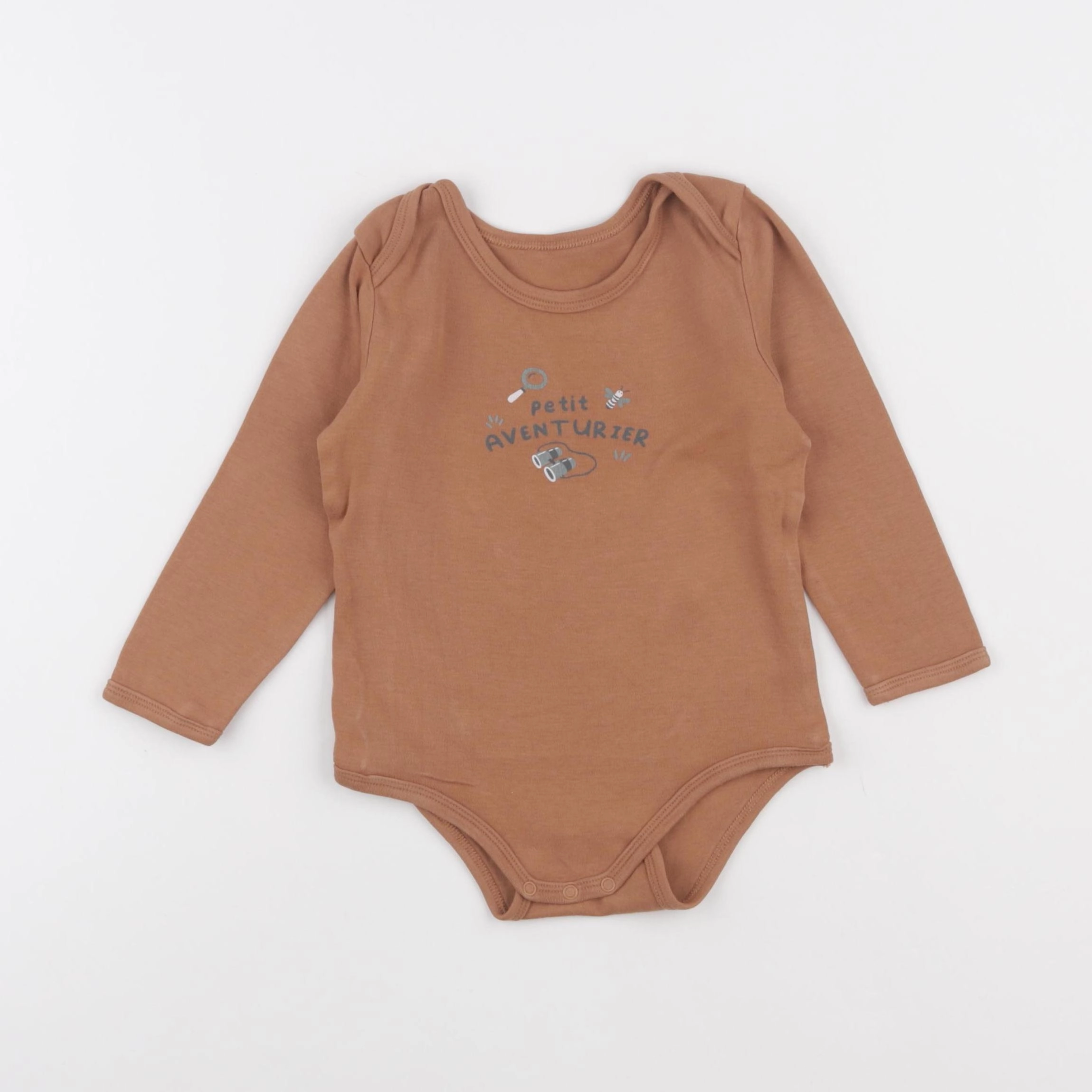 Vertbaudet - body marron - 36 mois