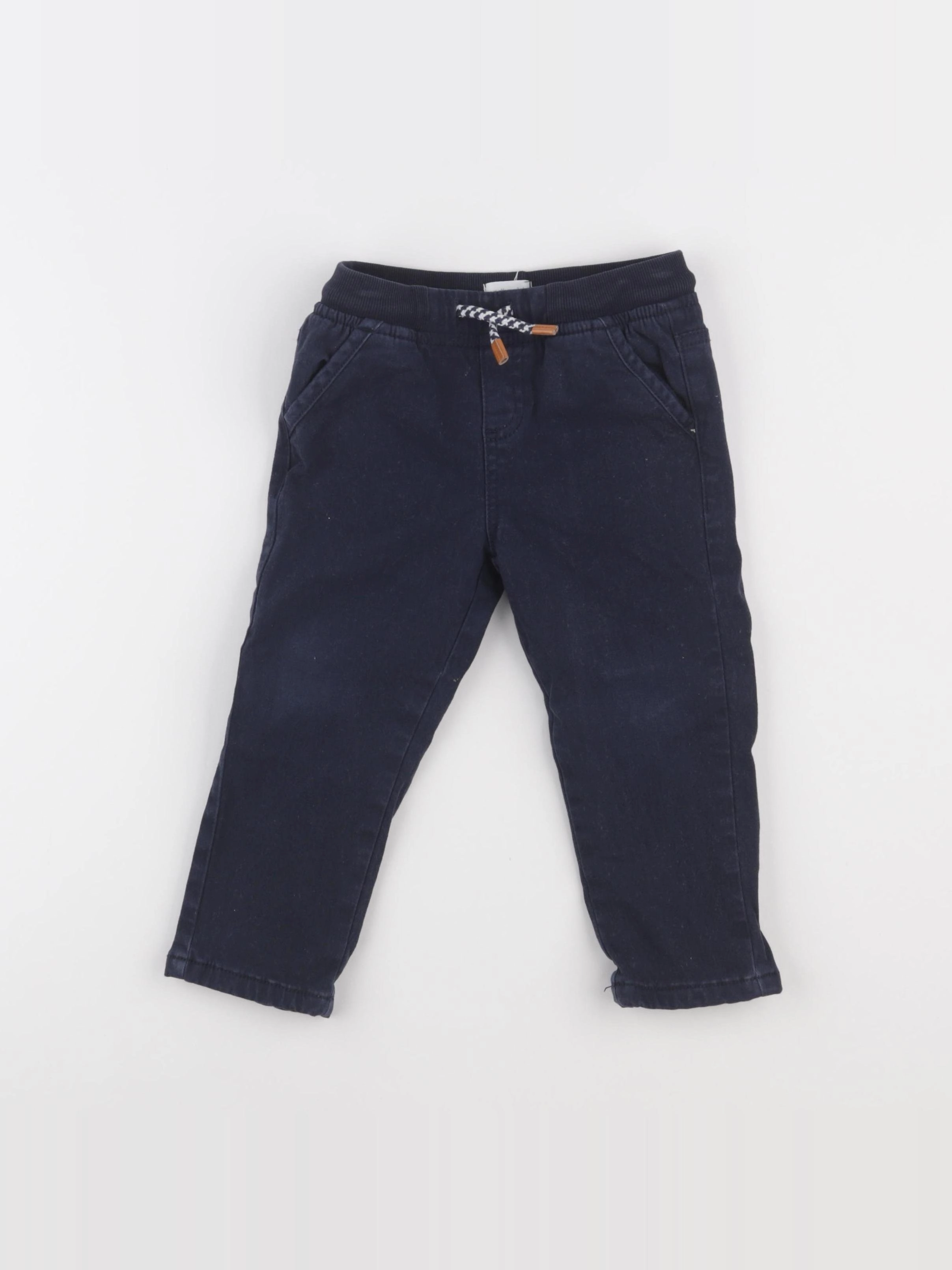 Vertbaudet - pantalon bleu - 36 mois