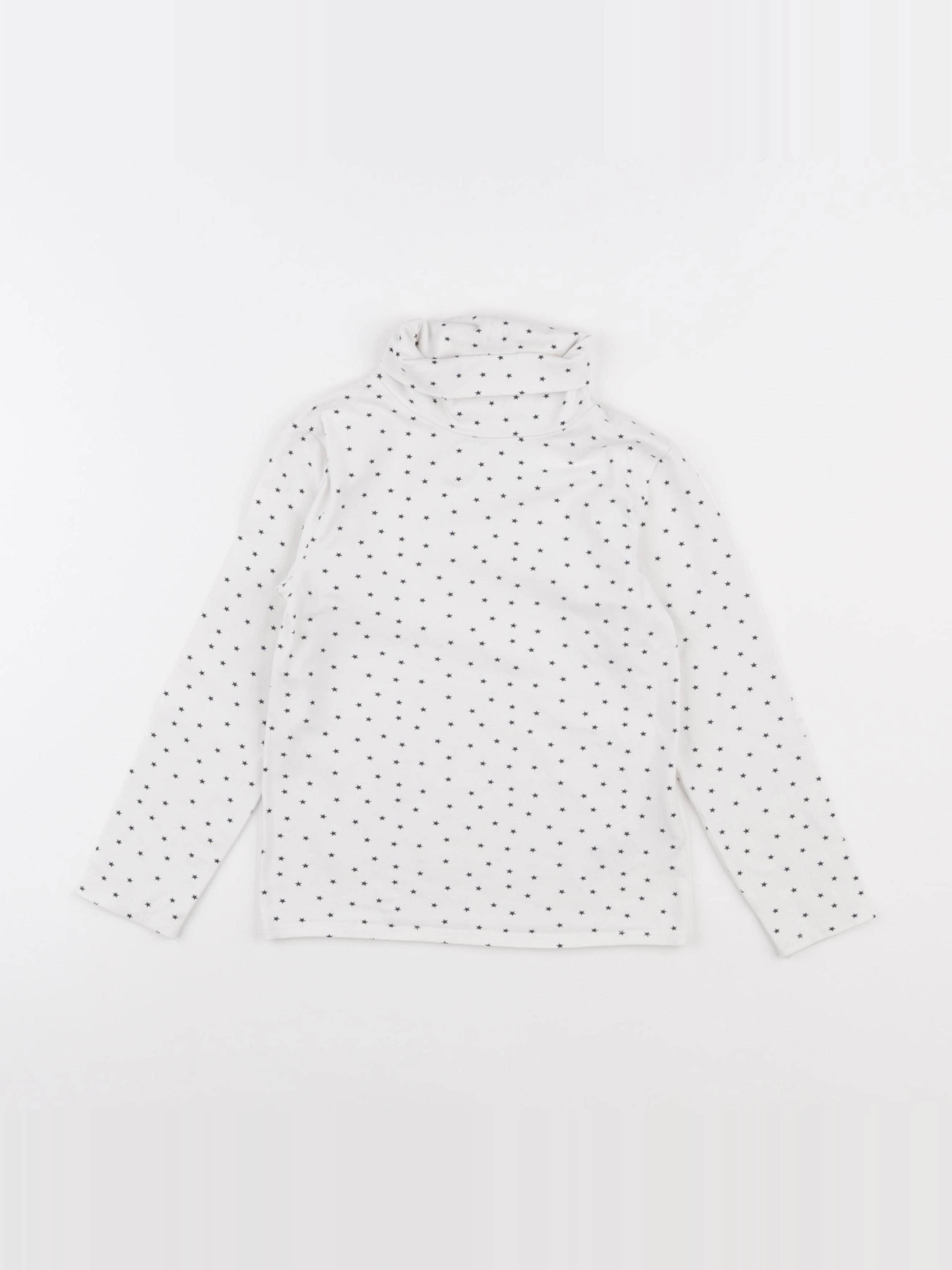 Vertbaudet - sous-pull blanc - 6 ans