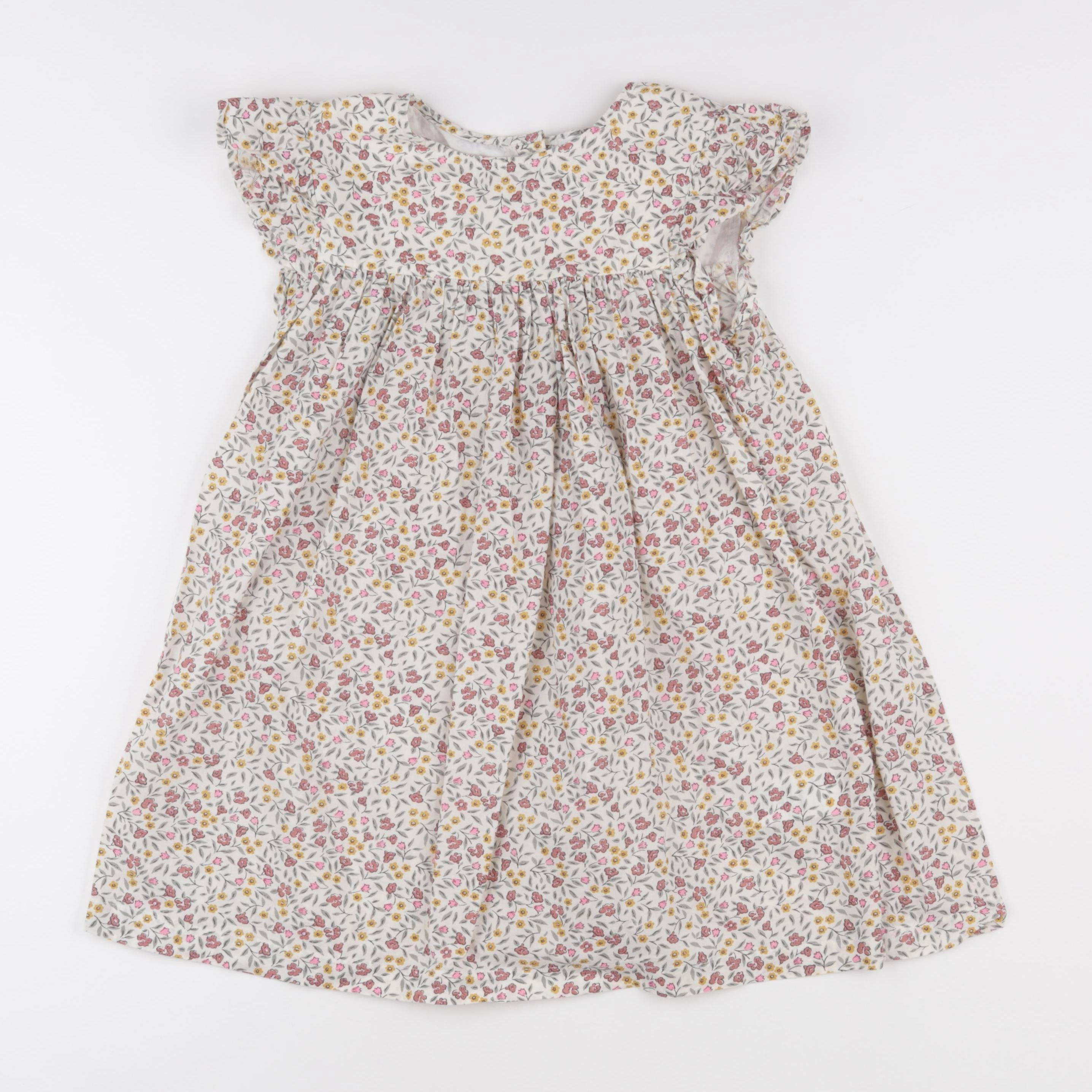 Vertbaudet - robe multicolore - 7 ans