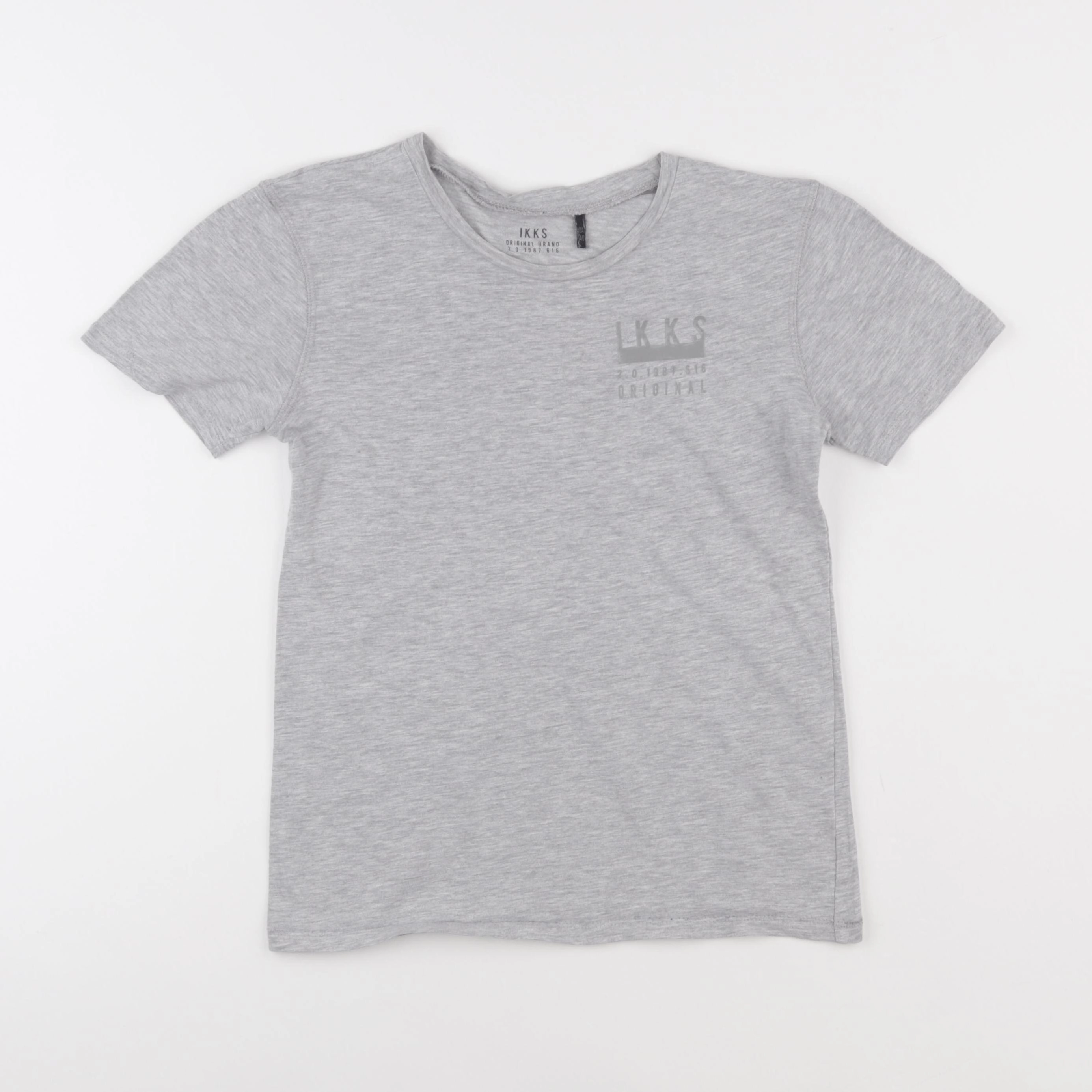 IKKS - tee-shirt gris - 10 ans