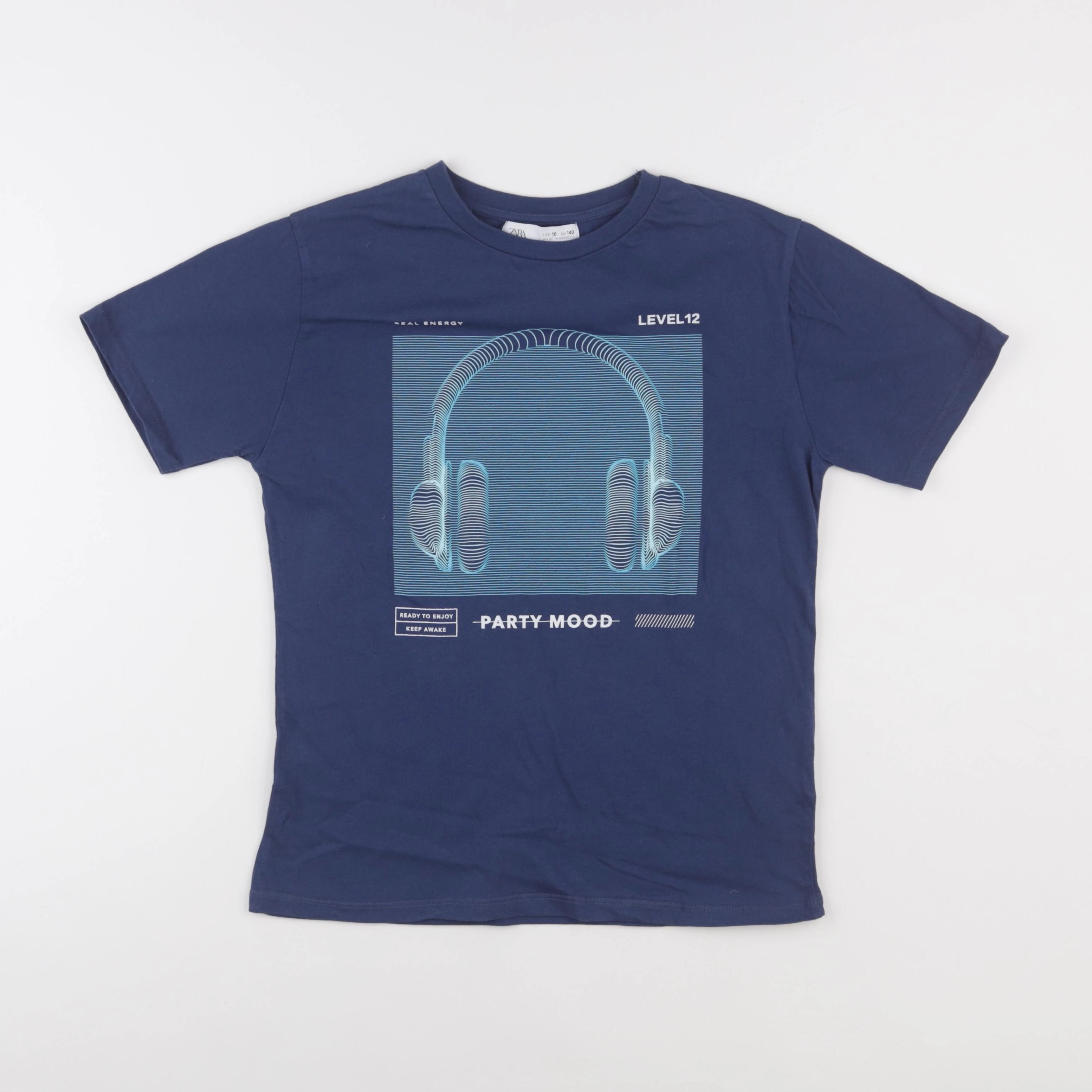 Zara - tee-shirt bleu - 10 ans