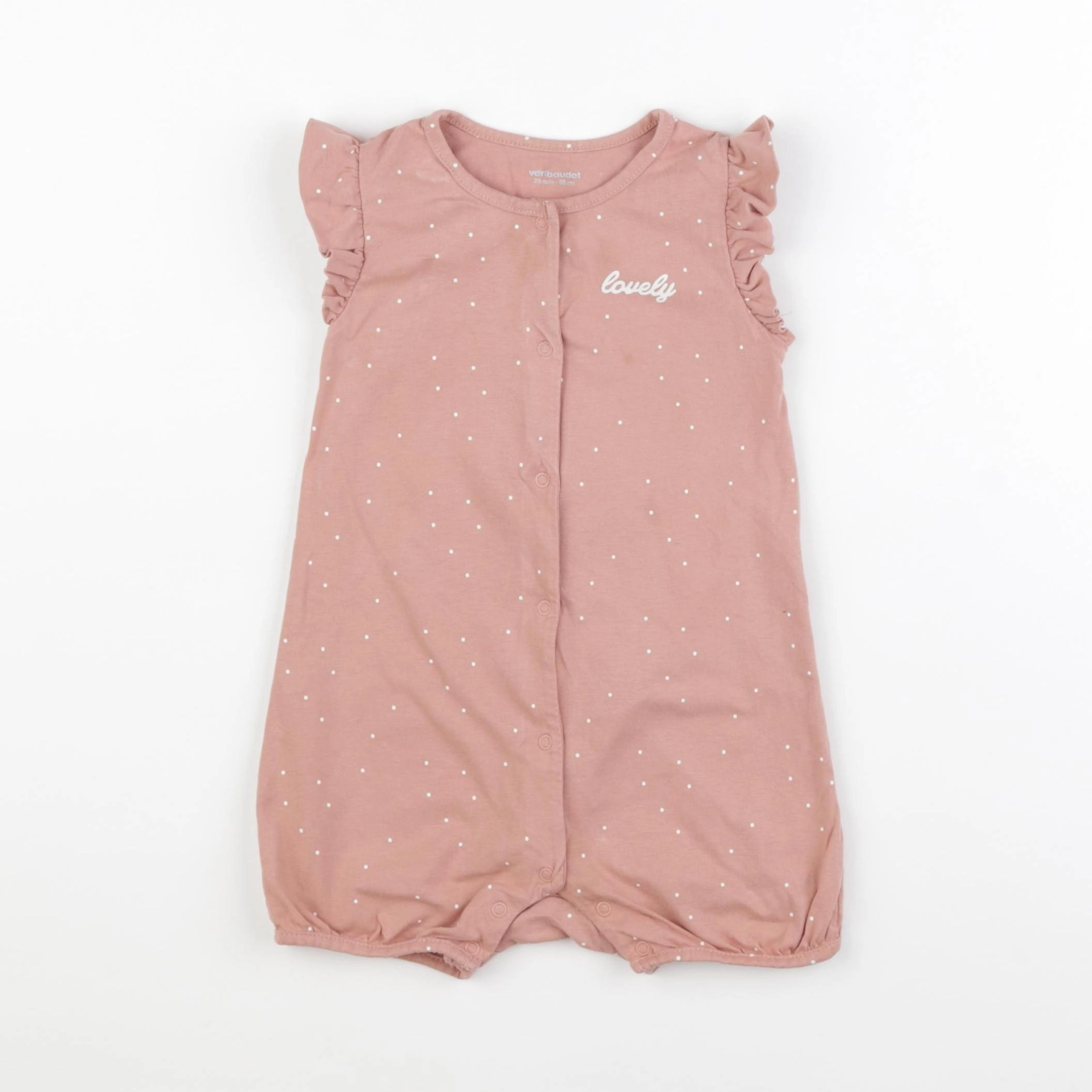 Vertbaudet - pyjama rose - 24 mois
