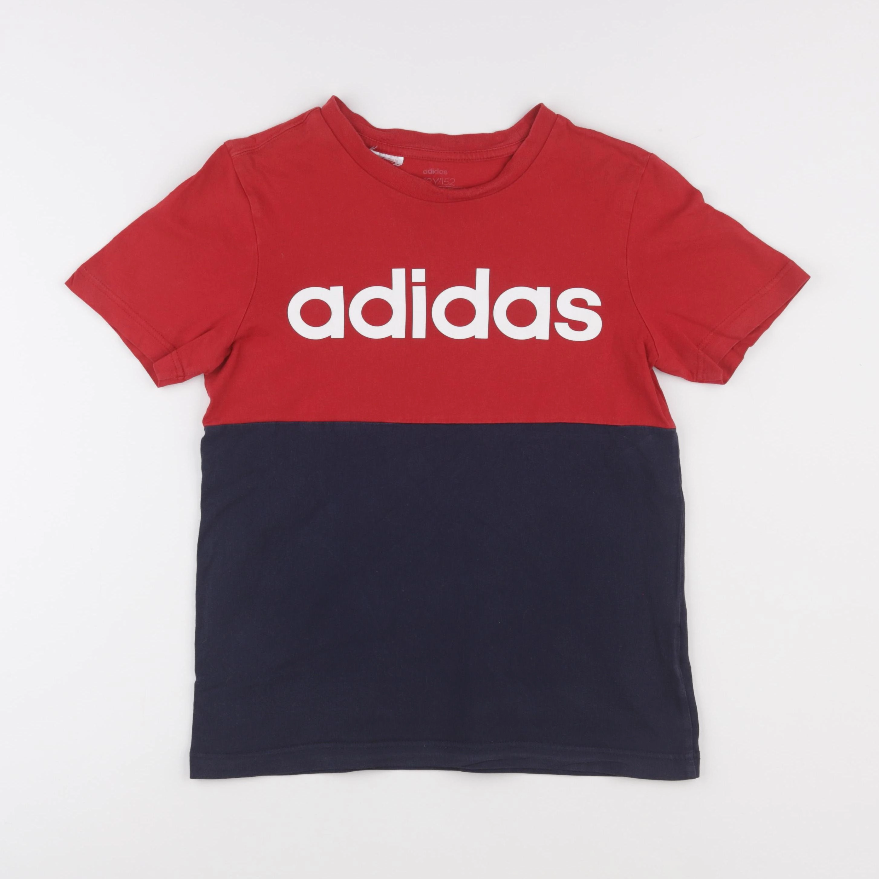 Adidas - tee-shirt rouge - 11/12 ans