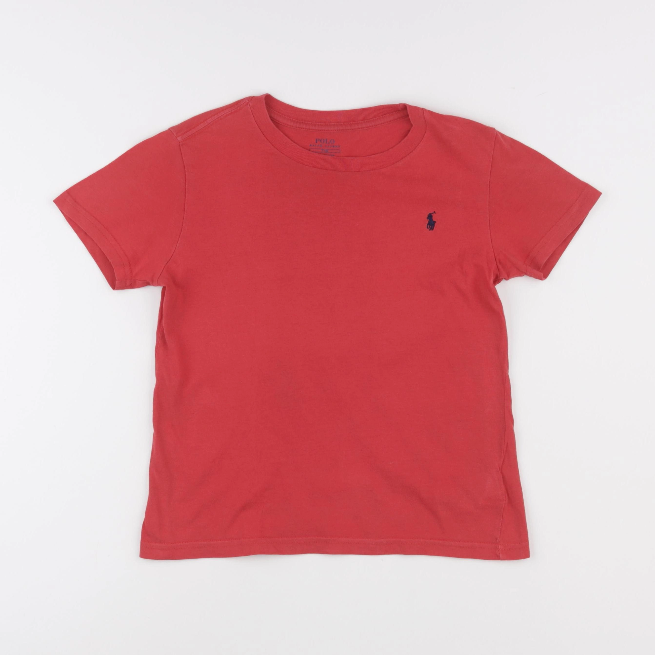Ralph Lauren - tee-shirt rouge - 7 ans