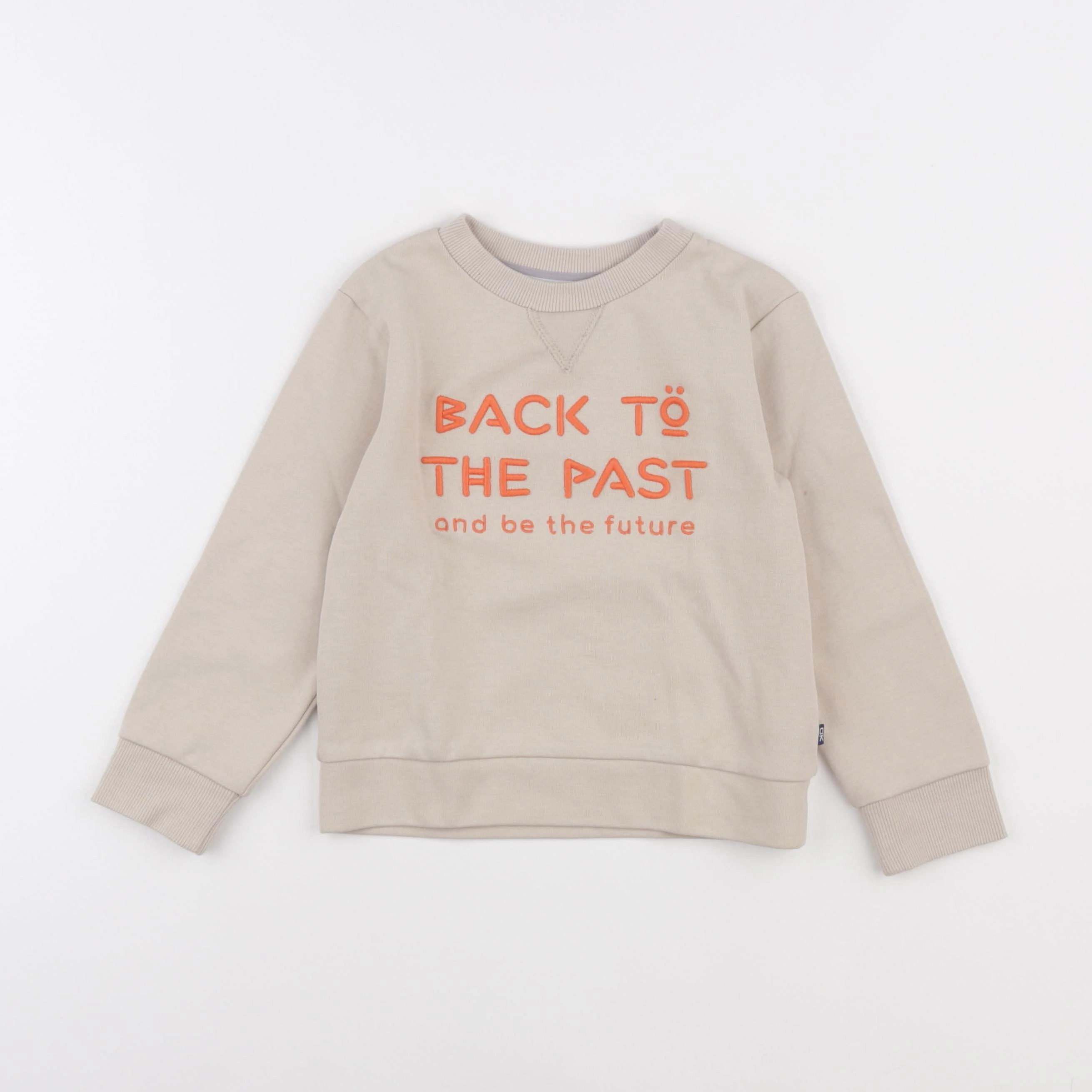 Okaidi - sweat beige - 4 ans