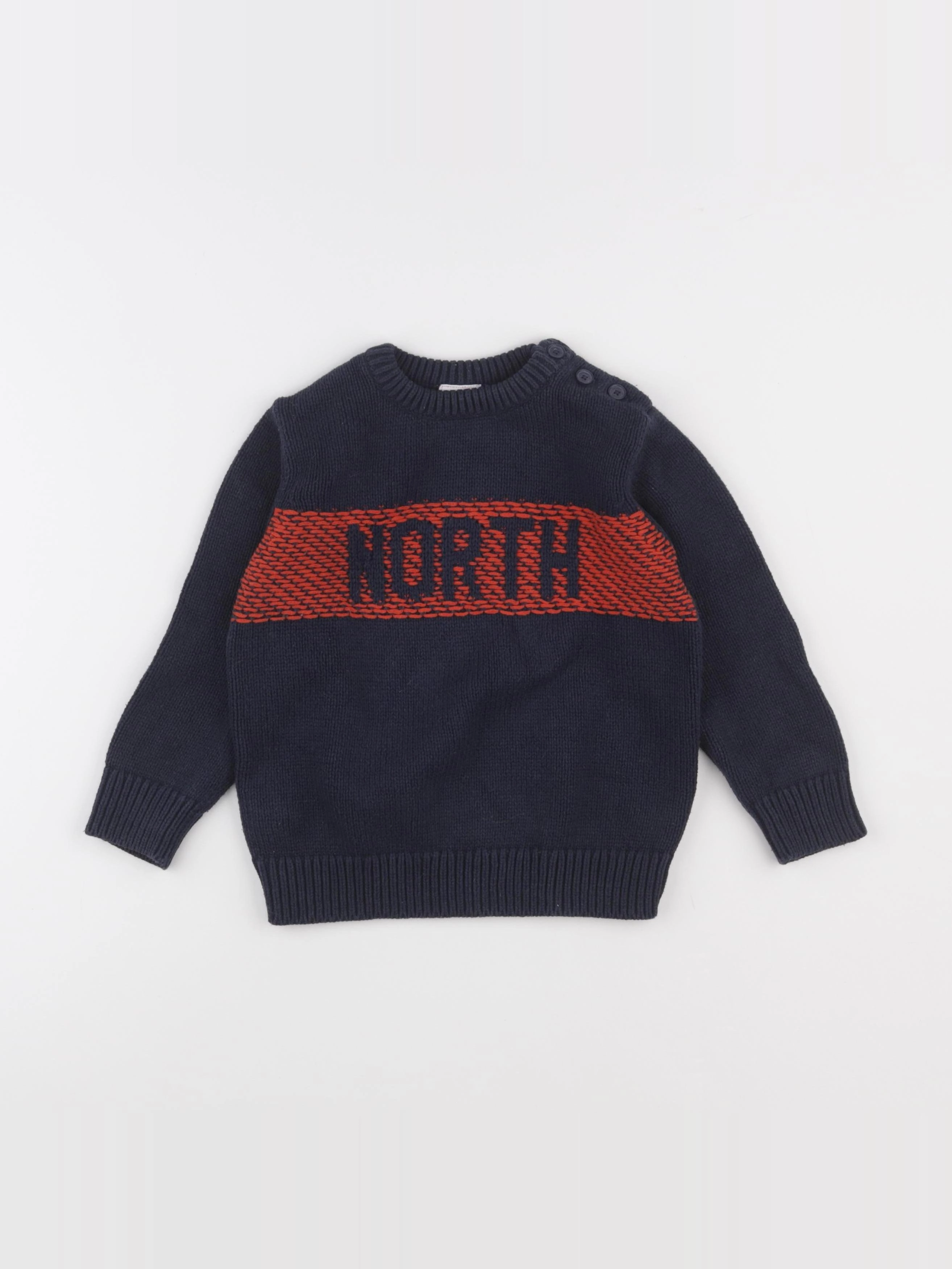 Tape à l'oeil - pull bleu - 4 ans