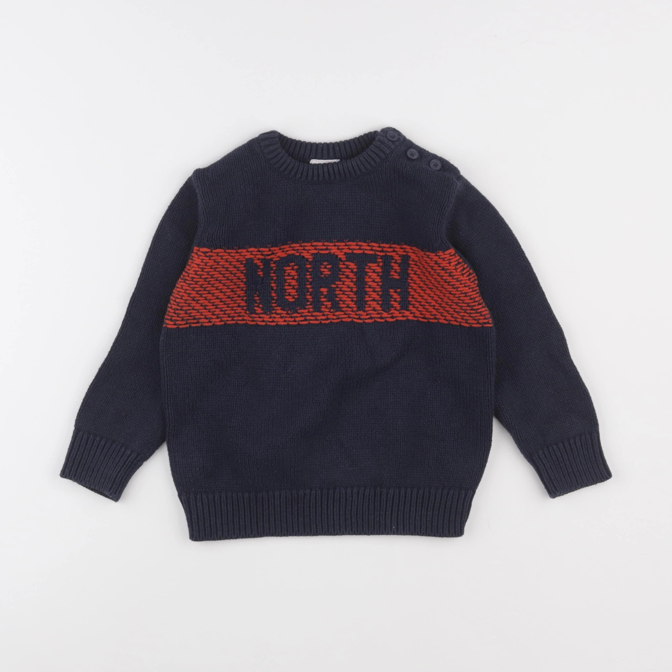 Tape à l'oeil - pull bleu - 4 ans