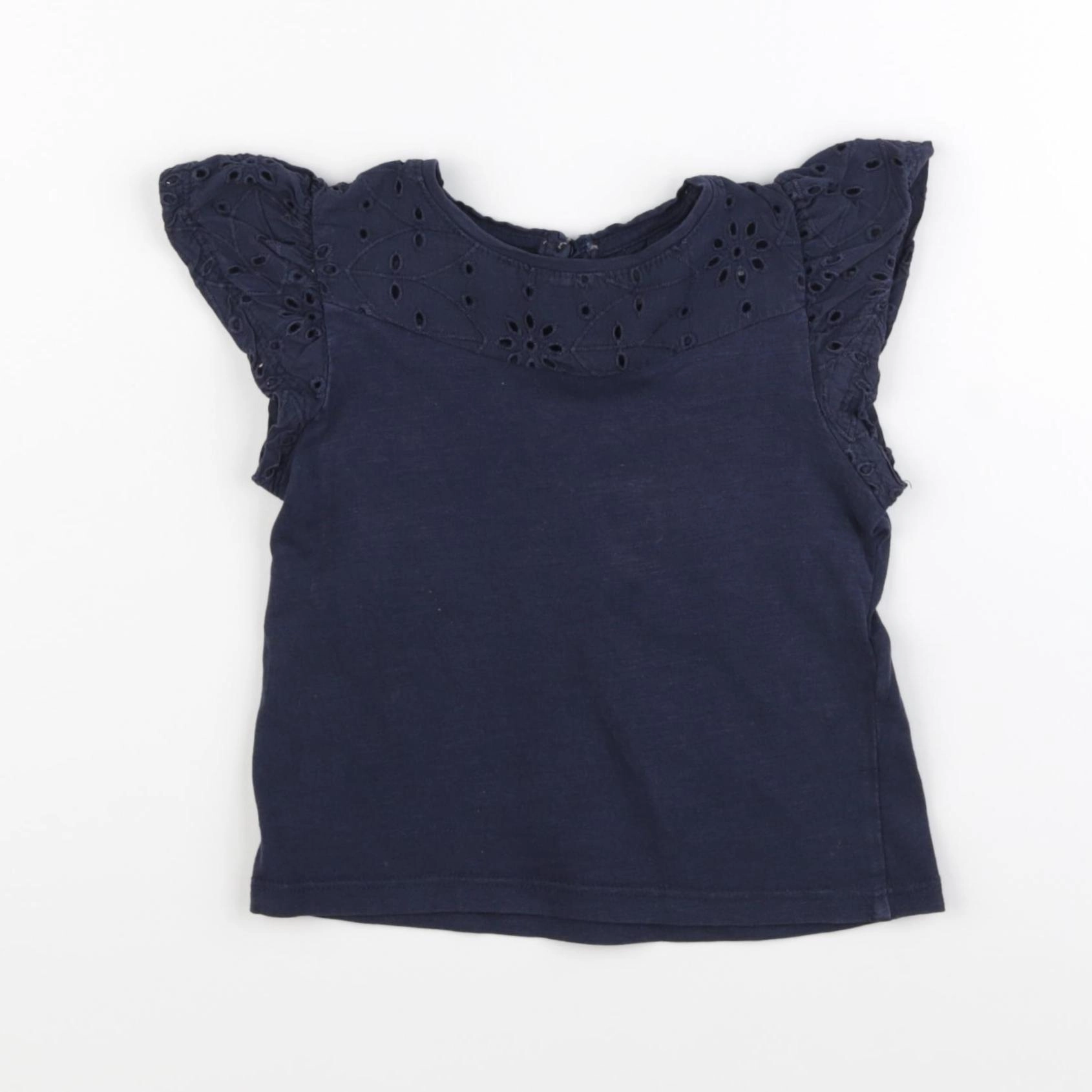 Vertbaudet - tee-shirt bleu - 2 ans